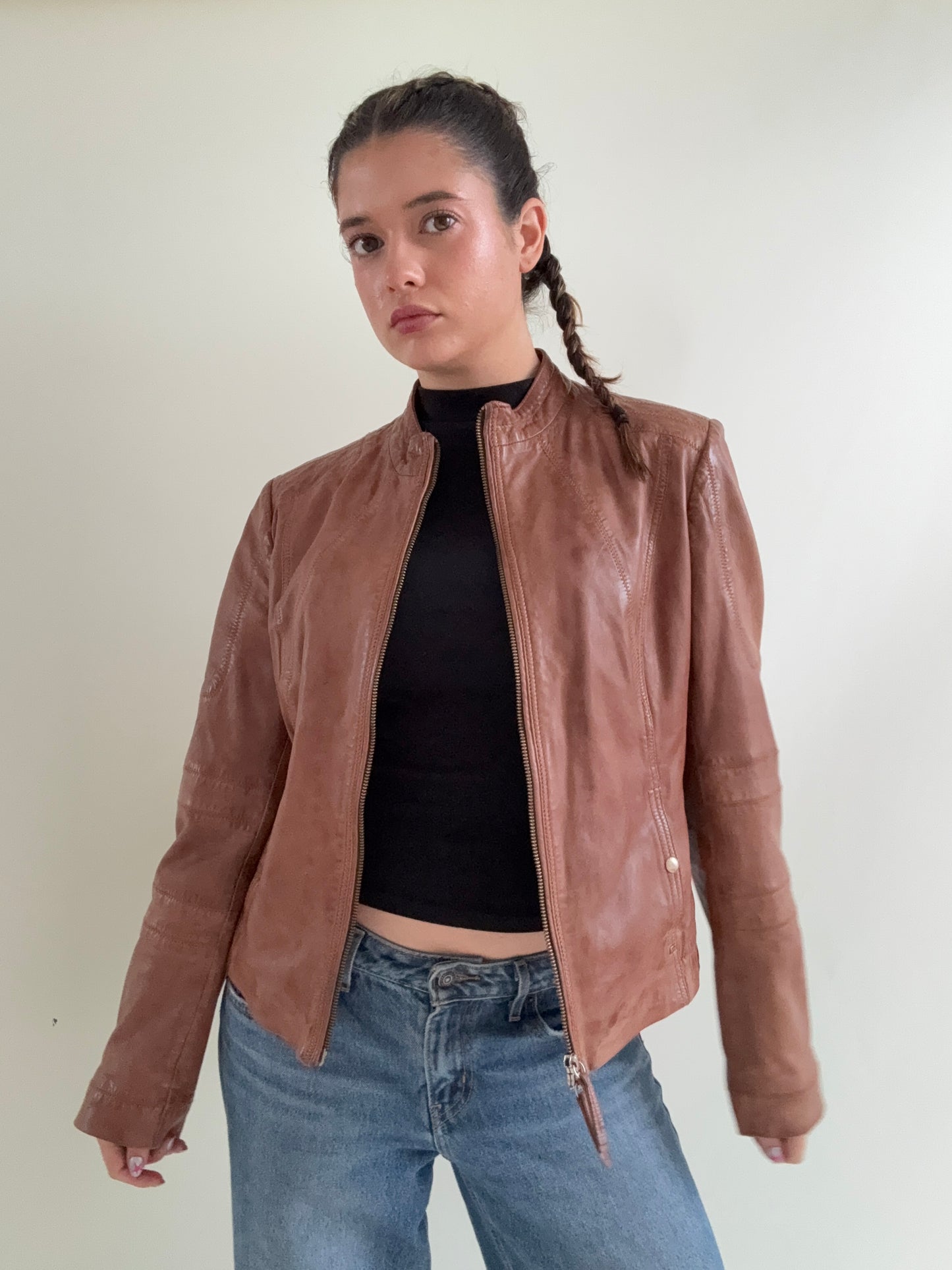 Hugo Boss Leather Jacket (M)