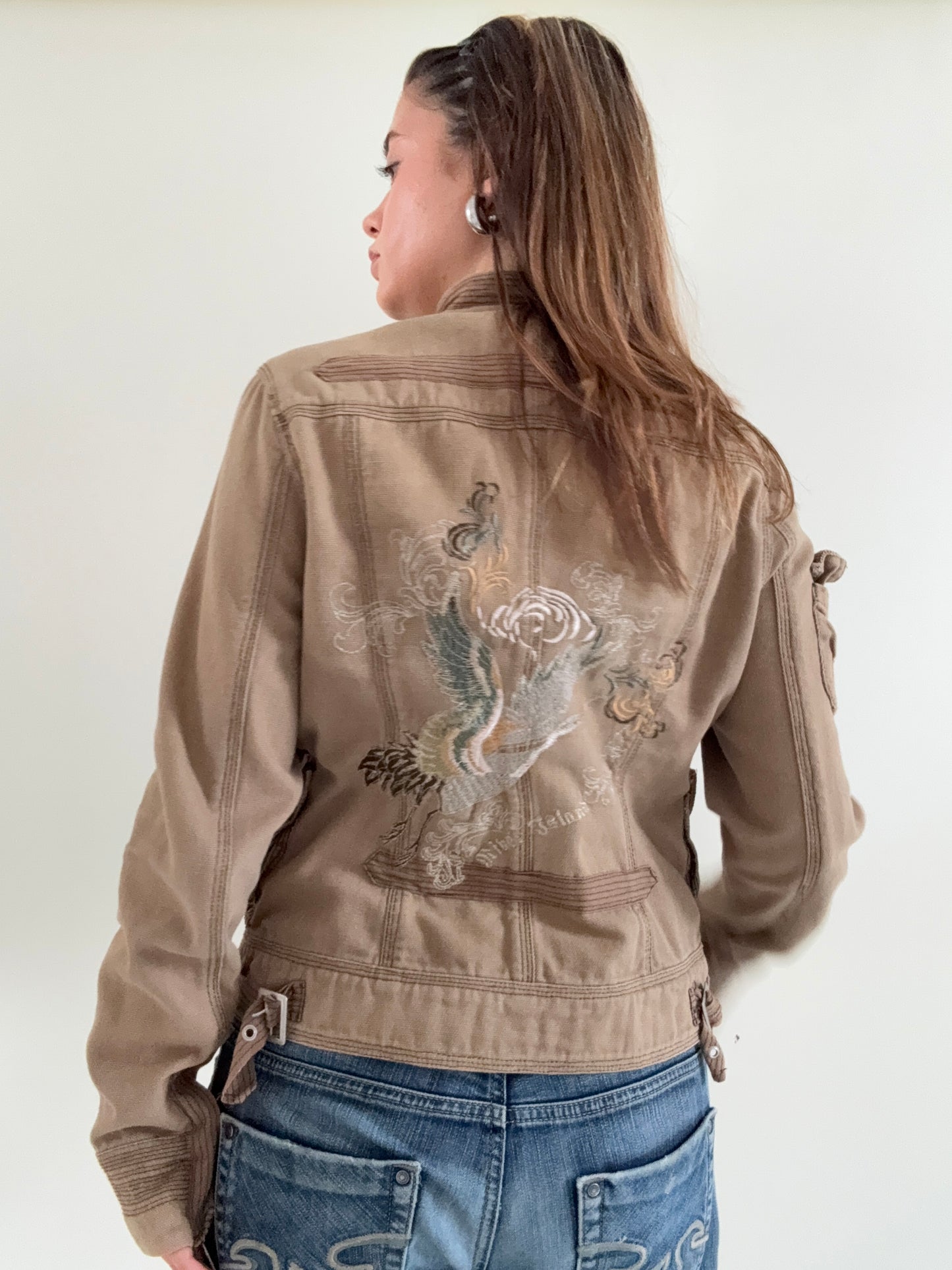 Cargo Embroidered Jacket (UK14)