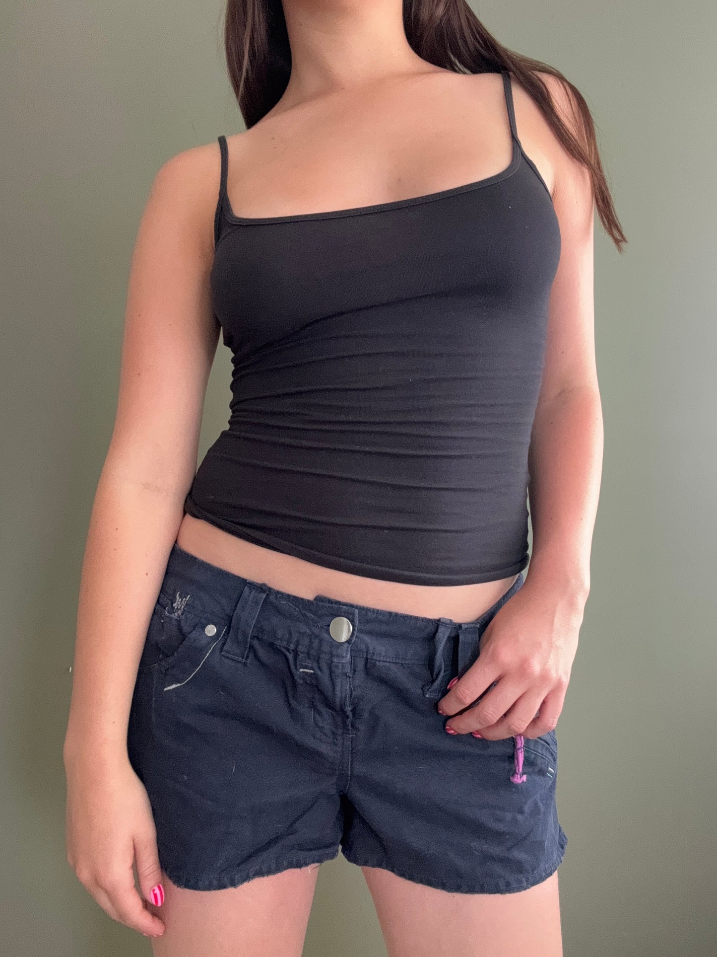Navy Mini Shorts (UK10)