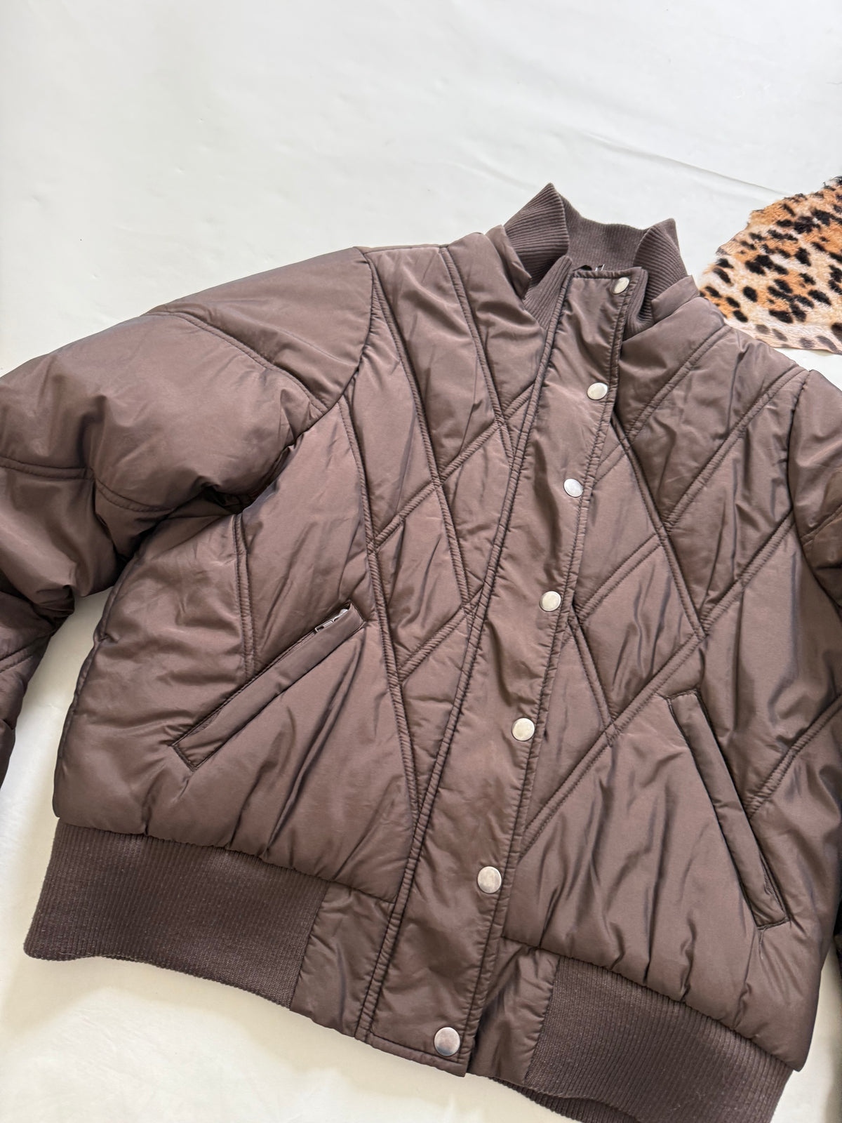 Y2K Puffer Jacket (UK16)
