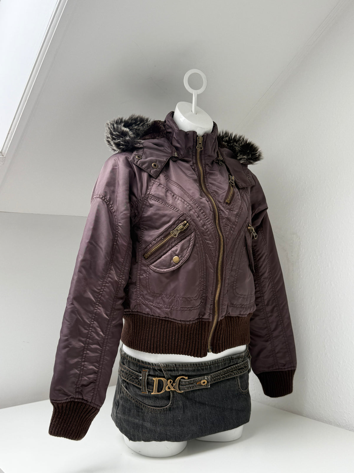 Y2K Bomber Jacket (UK12)