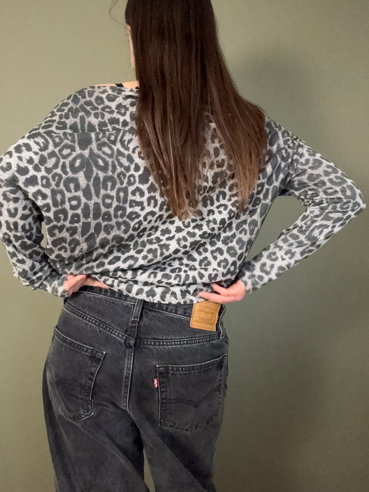 Allsaints Leopard Top (XS)