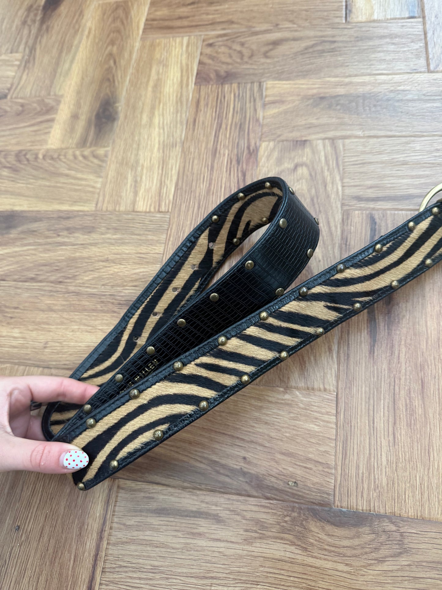 Karen Millen Leather Belt (XS)