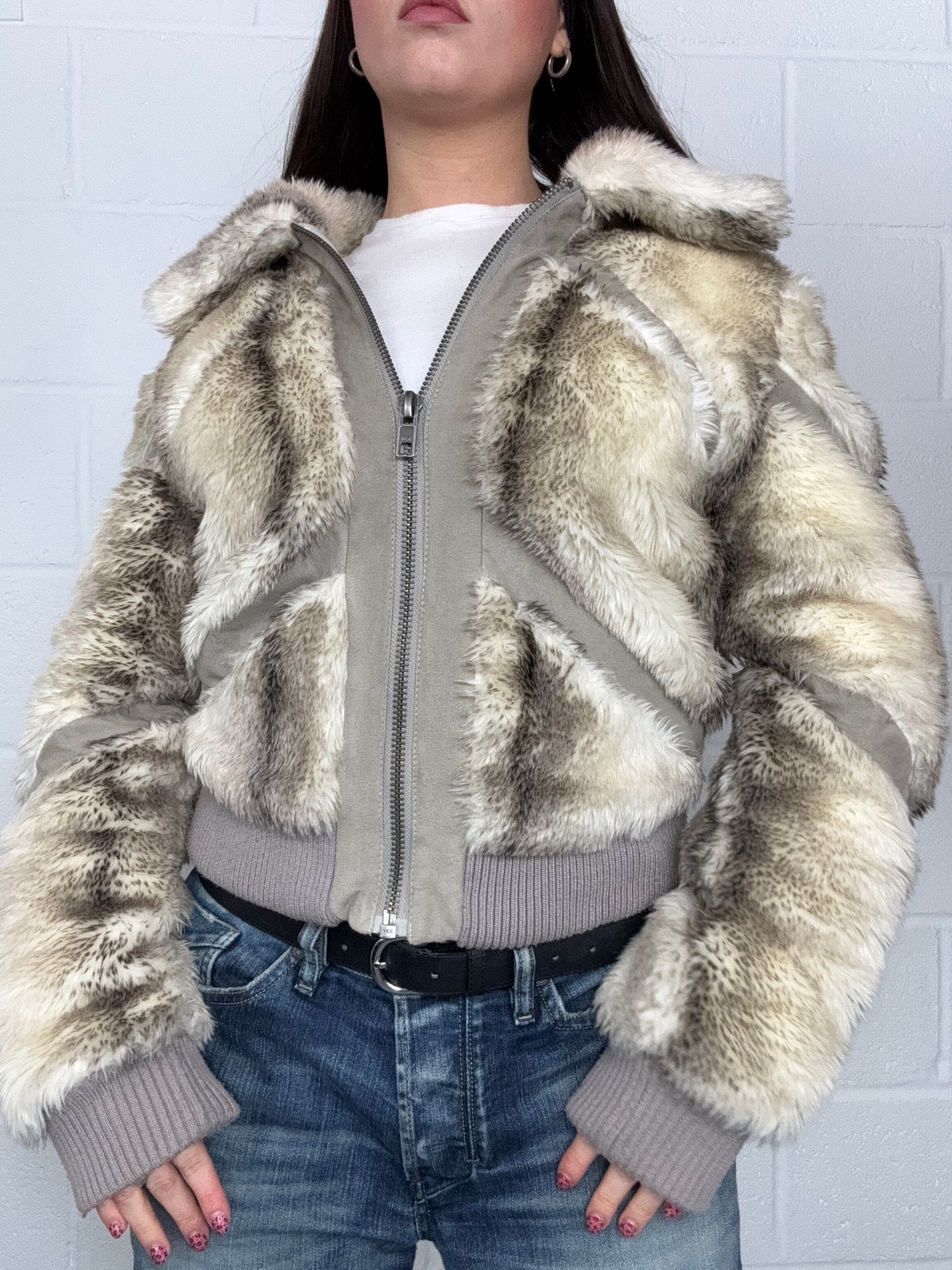 Faux Fur Jacket (UK10)