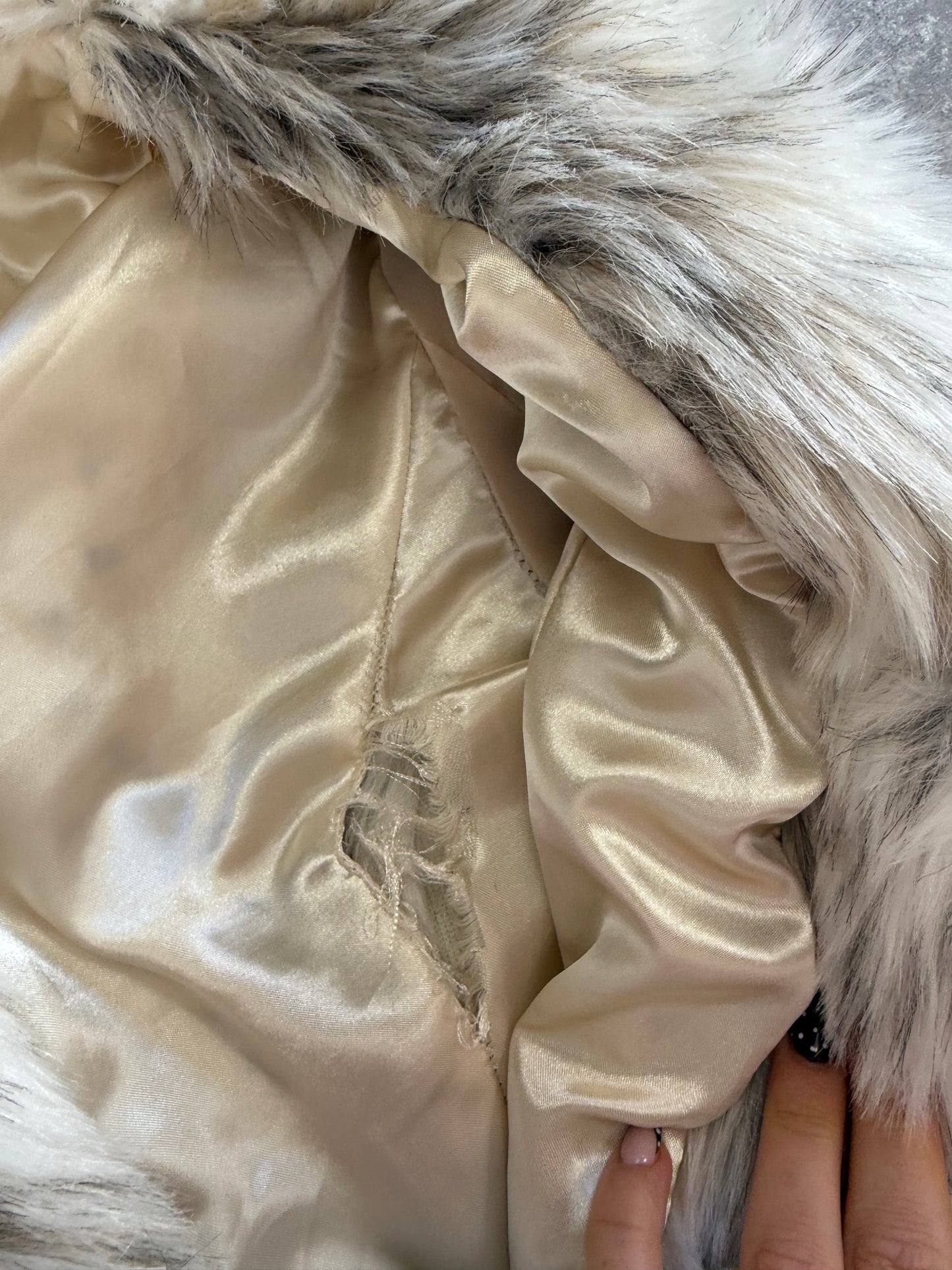 Faux Fur Jacket (UK12)