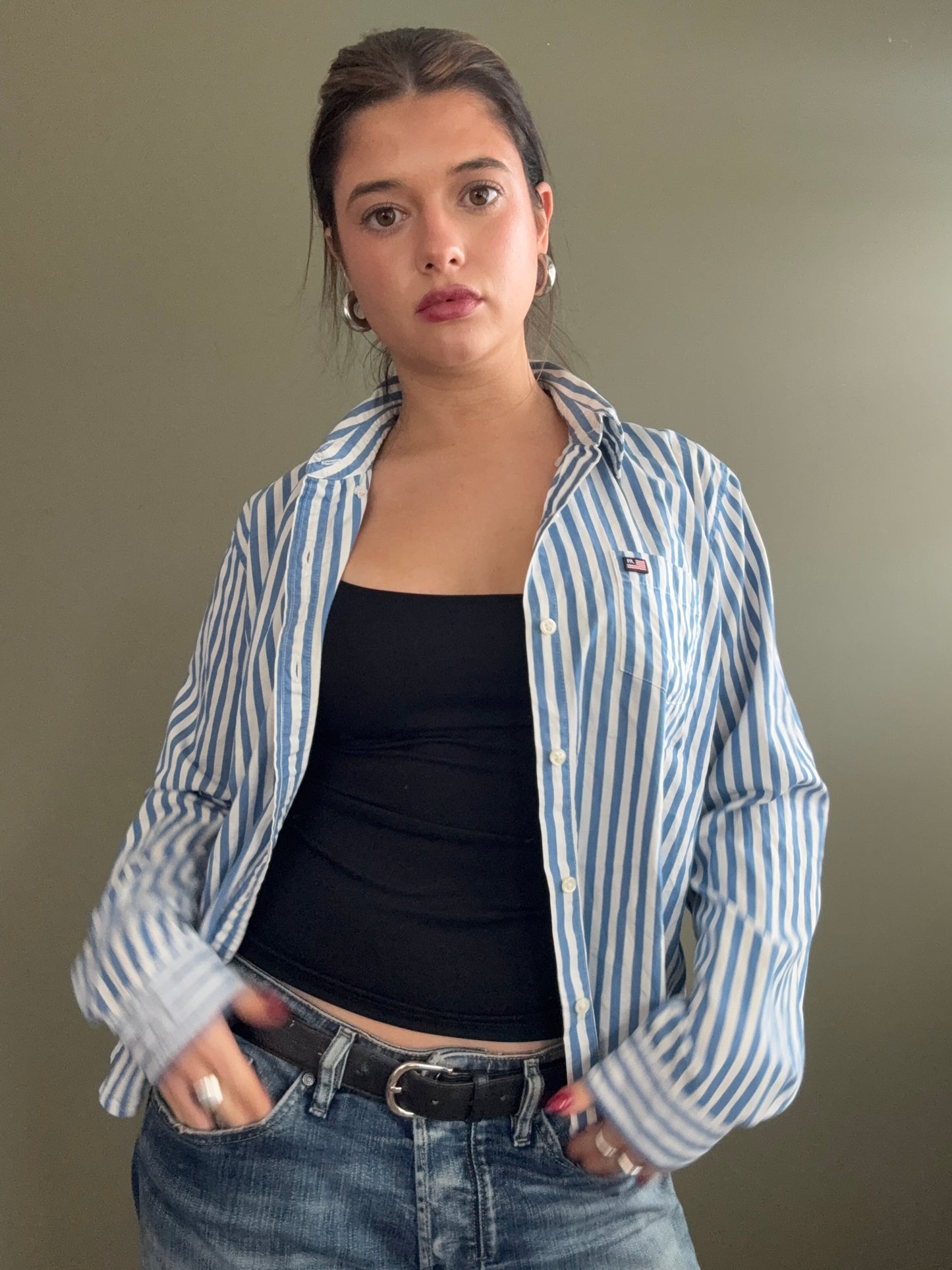 Ralph Lauren Striped Shirt (L)