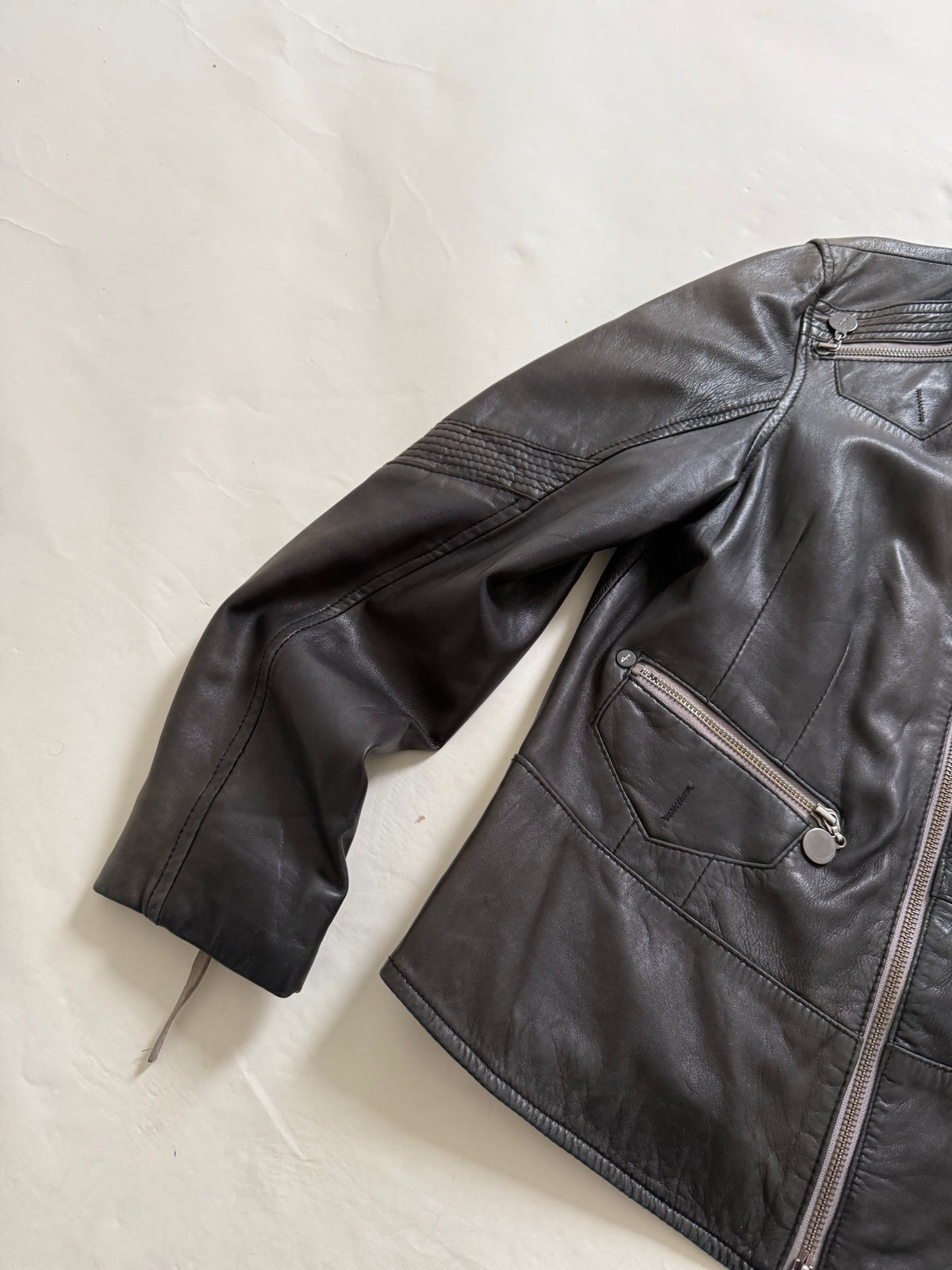 Firetrap Leather Jacket (L)
