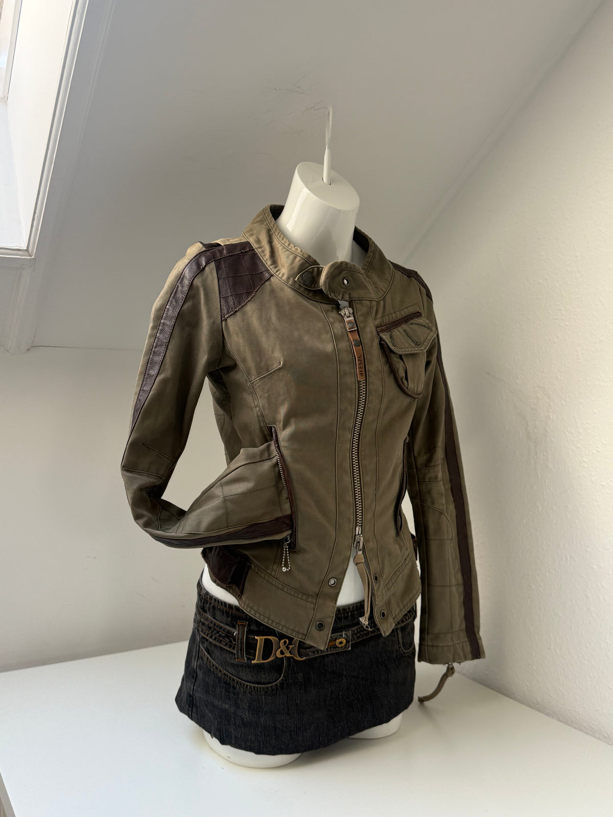 Vintage Diesel Fitted Utility Jacket (S)