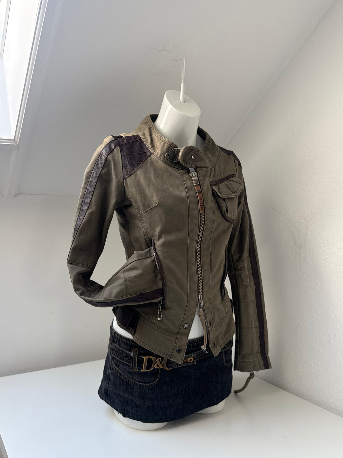 Vintage Diesel Fitted Utility Jacket (S)