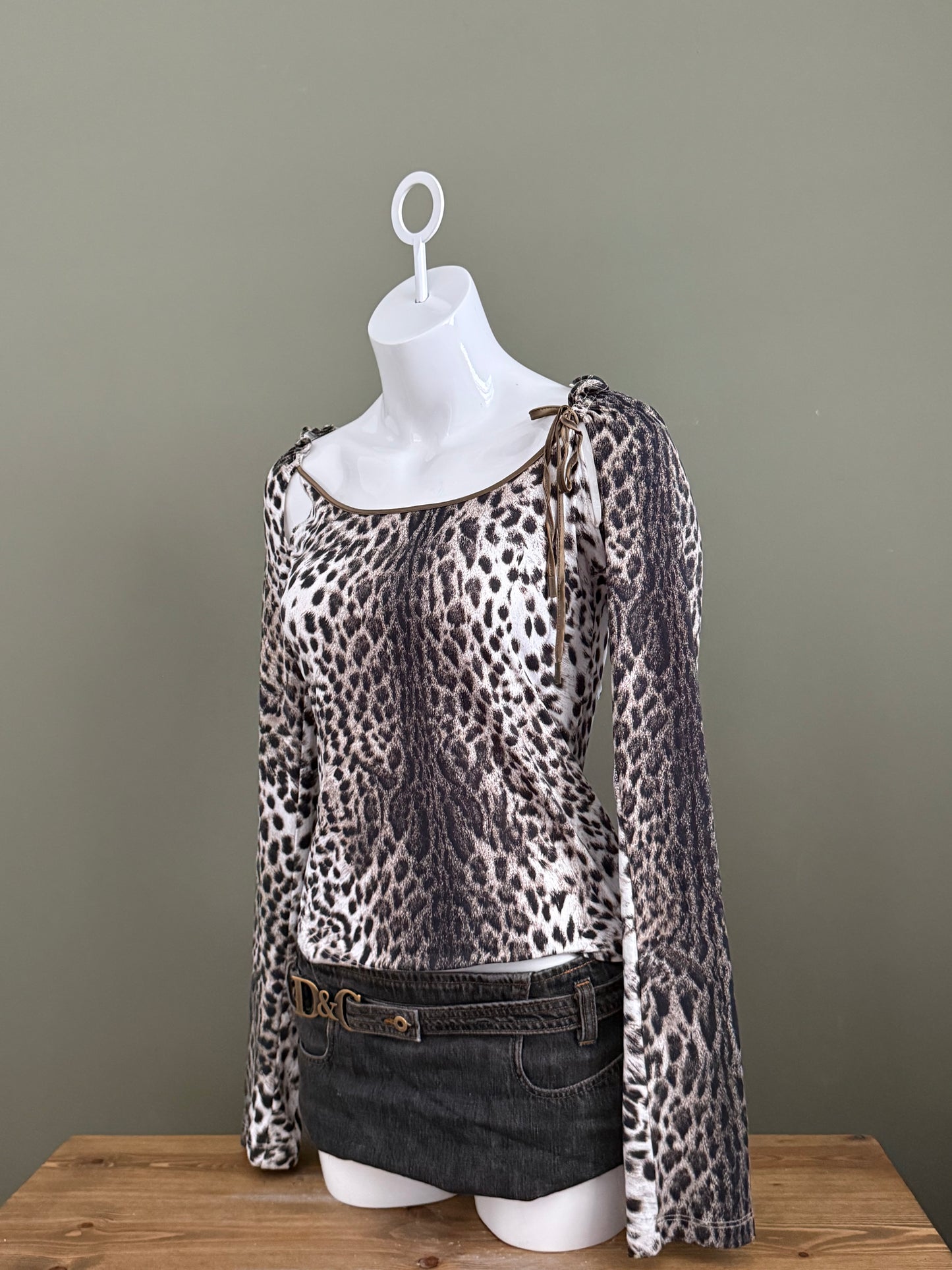 Leopard Cavalli Longsleeve (S)