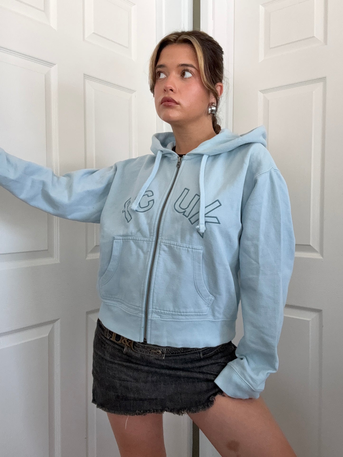 French Connection Zip Hoodie (L)