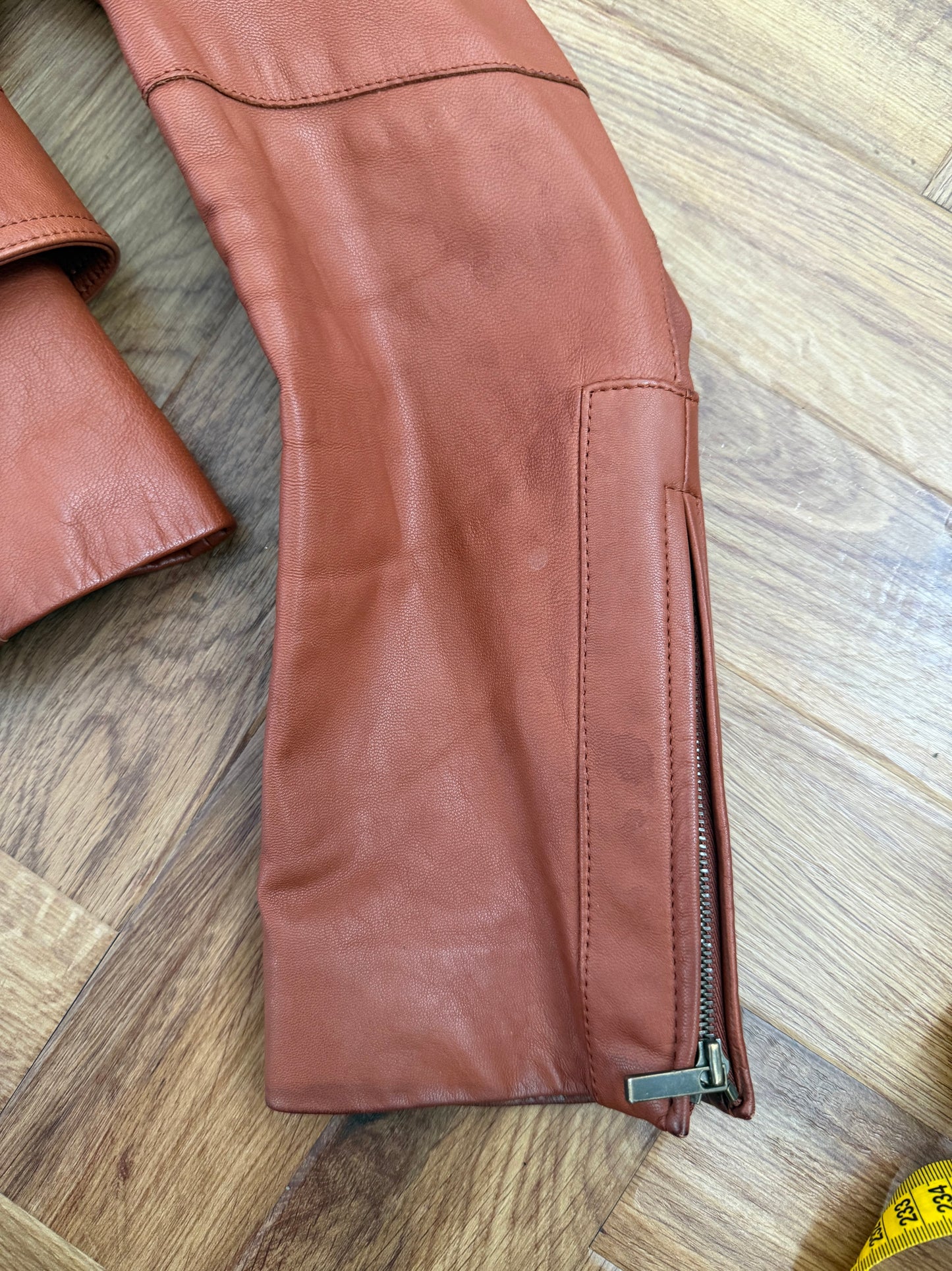 Karen Millen Leather Jacket (UK14)