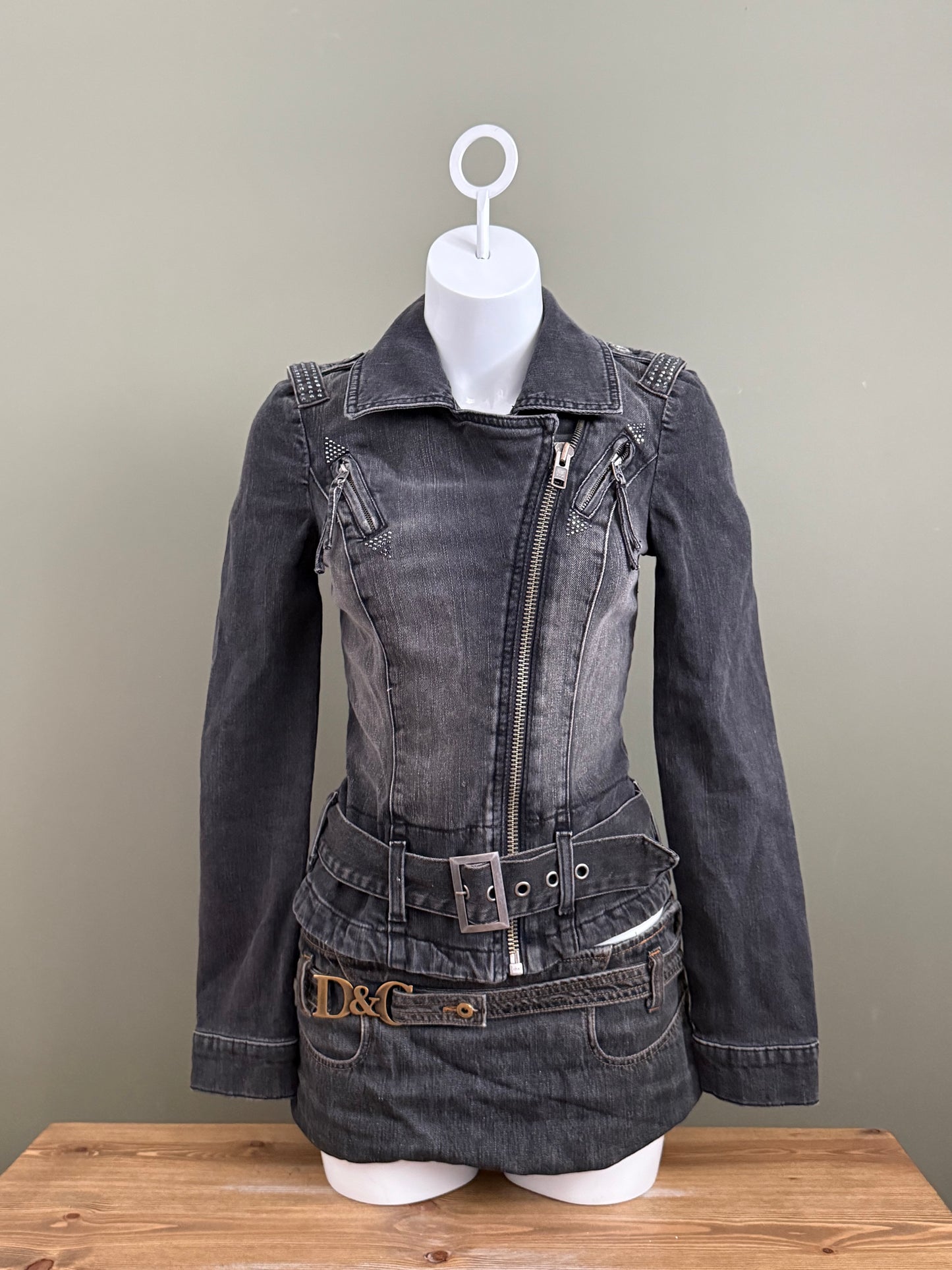 Guess Biker Denim Jacket (S)