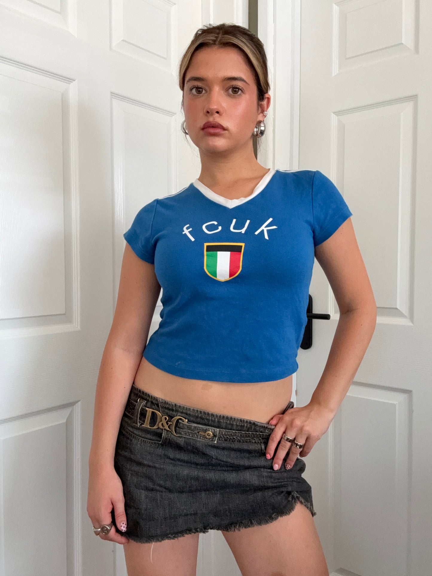 French Connection Baby Tee (XS)