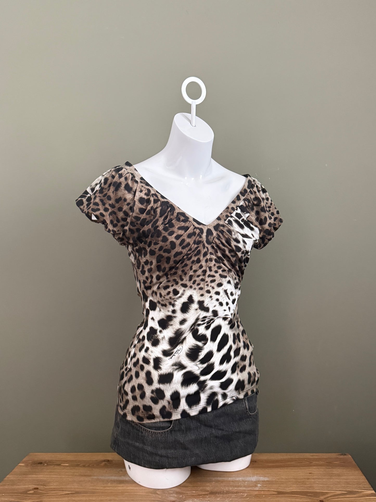 Cavalli Leopard Top (M)