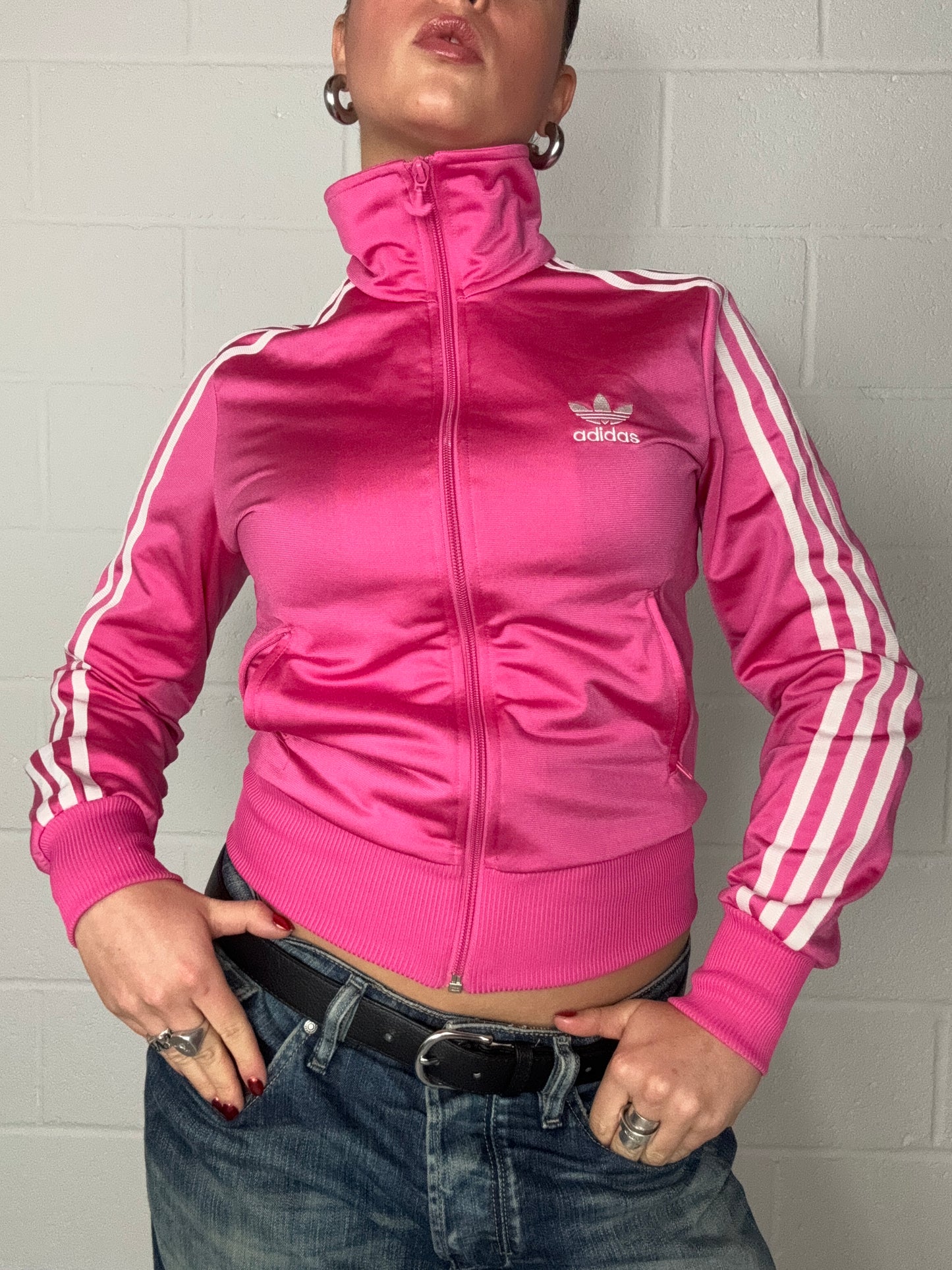 Pink Adidas Tracksuit Jacket