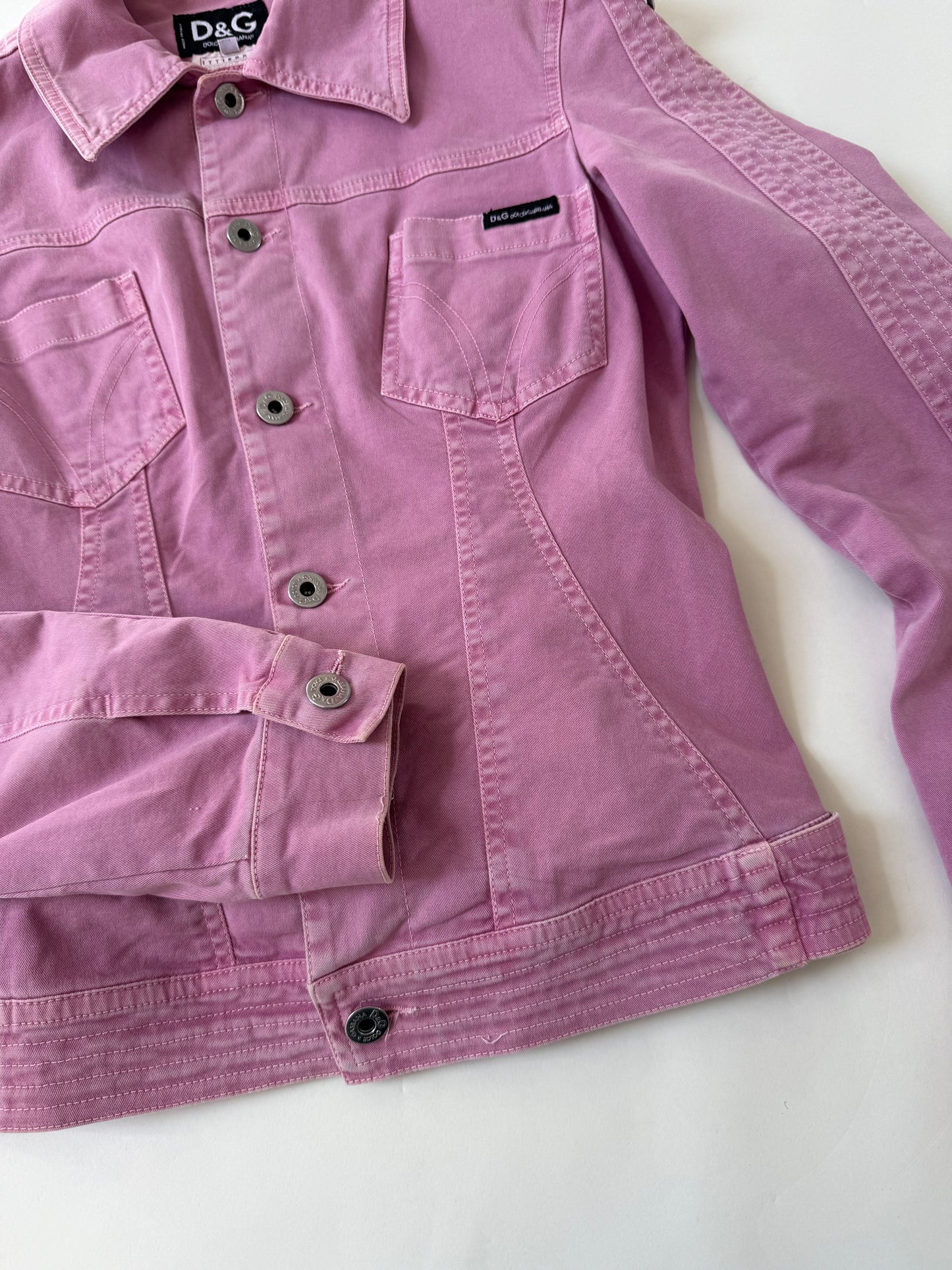 Dolce & Gabbana Pink Denim Jacket (S)