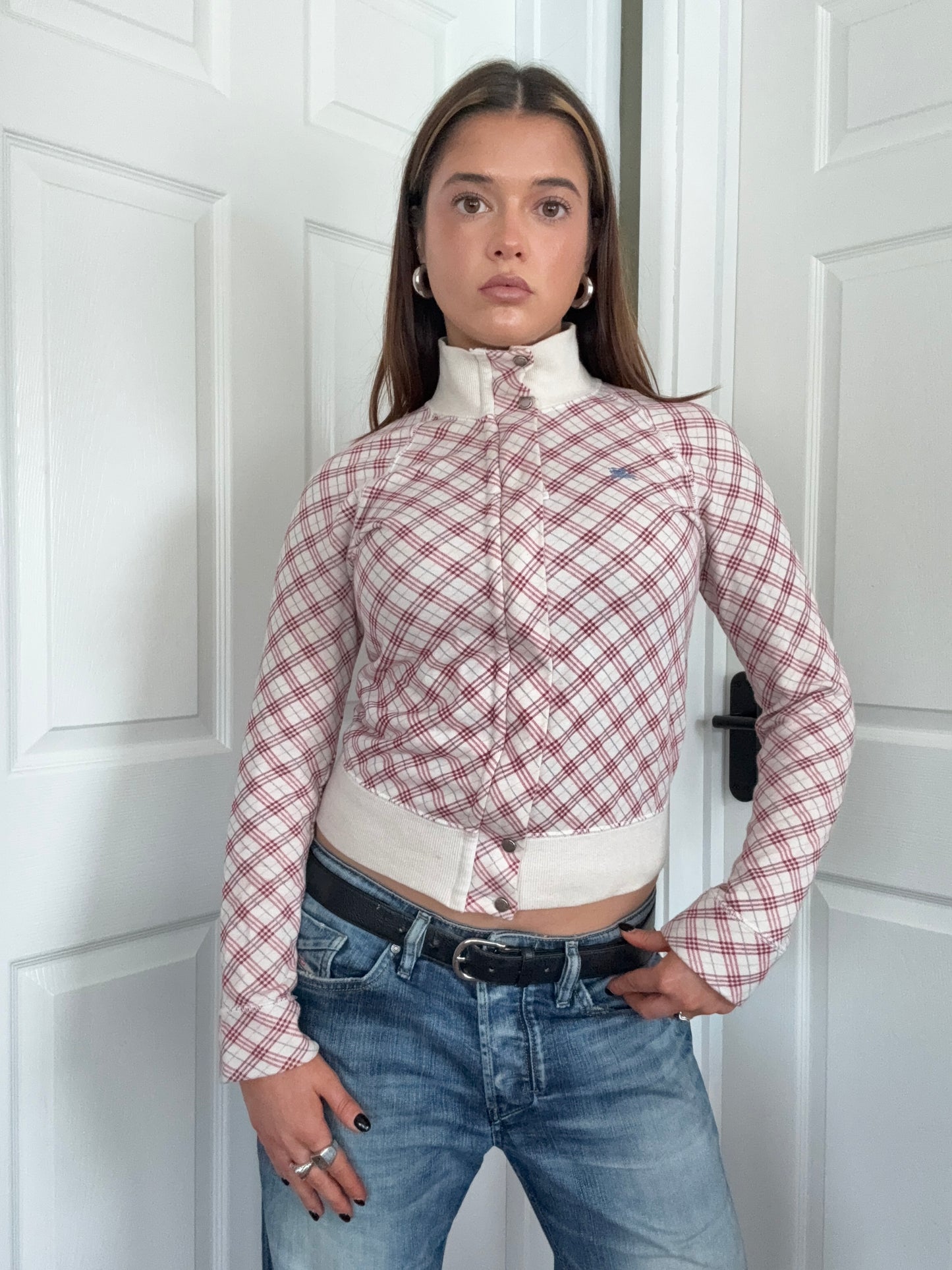 Burberry Zip Jumper (S)