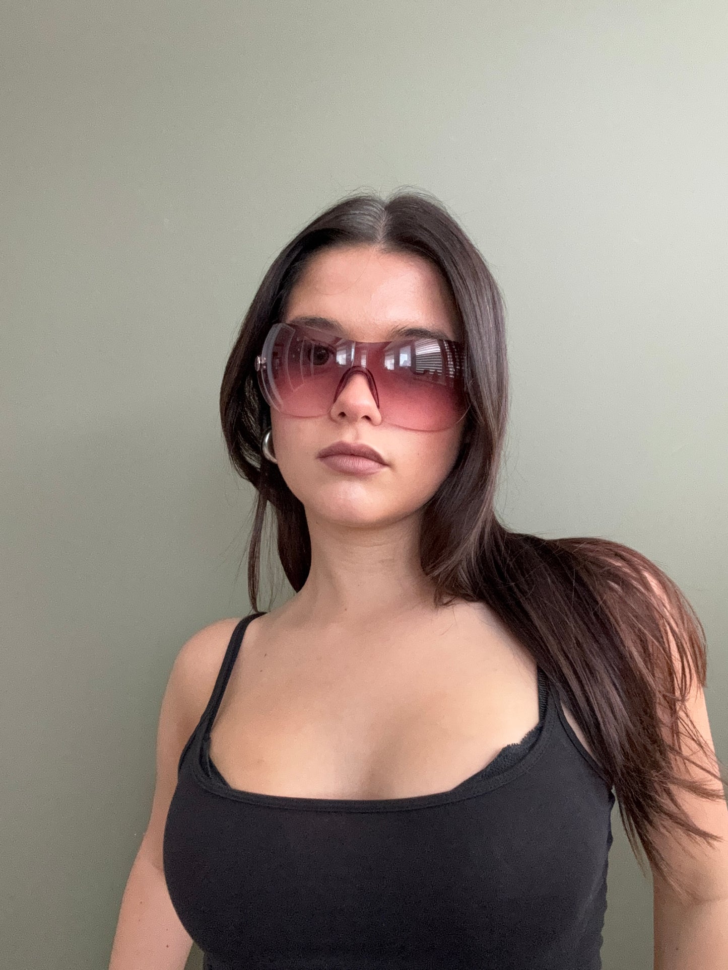 Guess Pink Shield Sunglasses