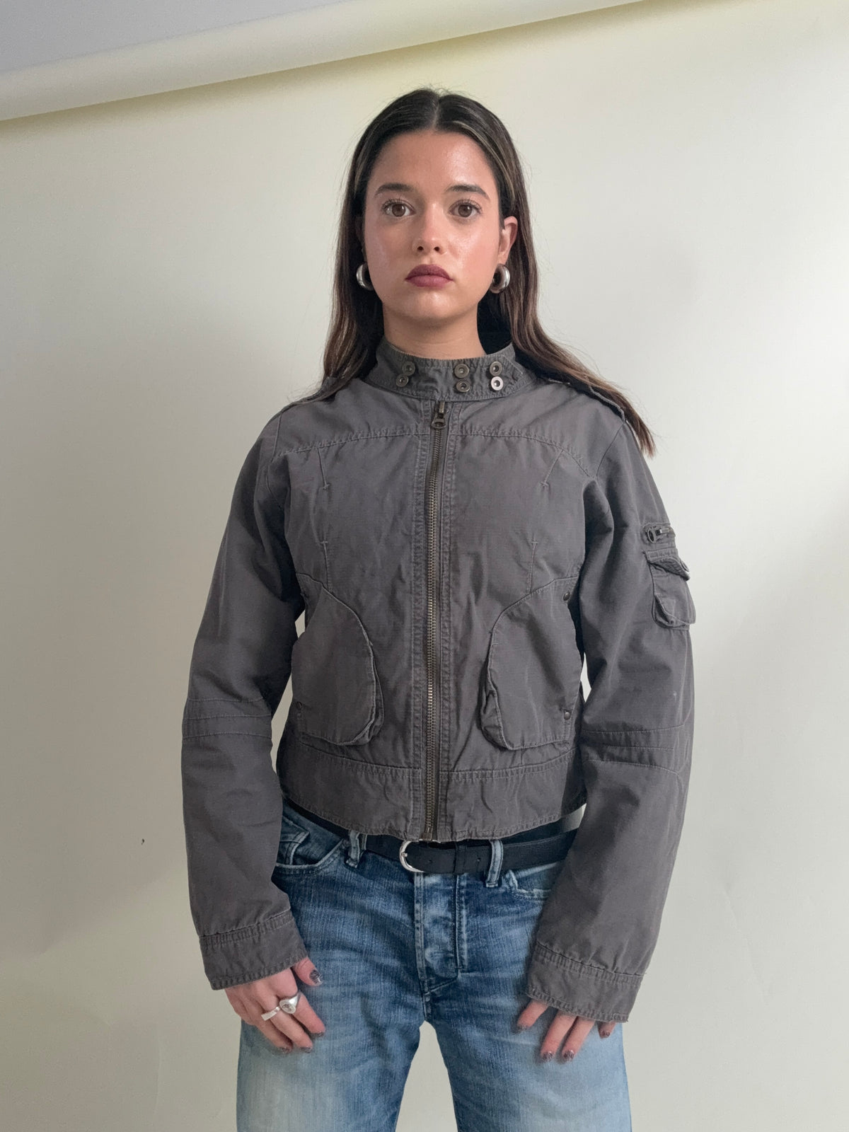 Vintage Cargo Jacket (L)