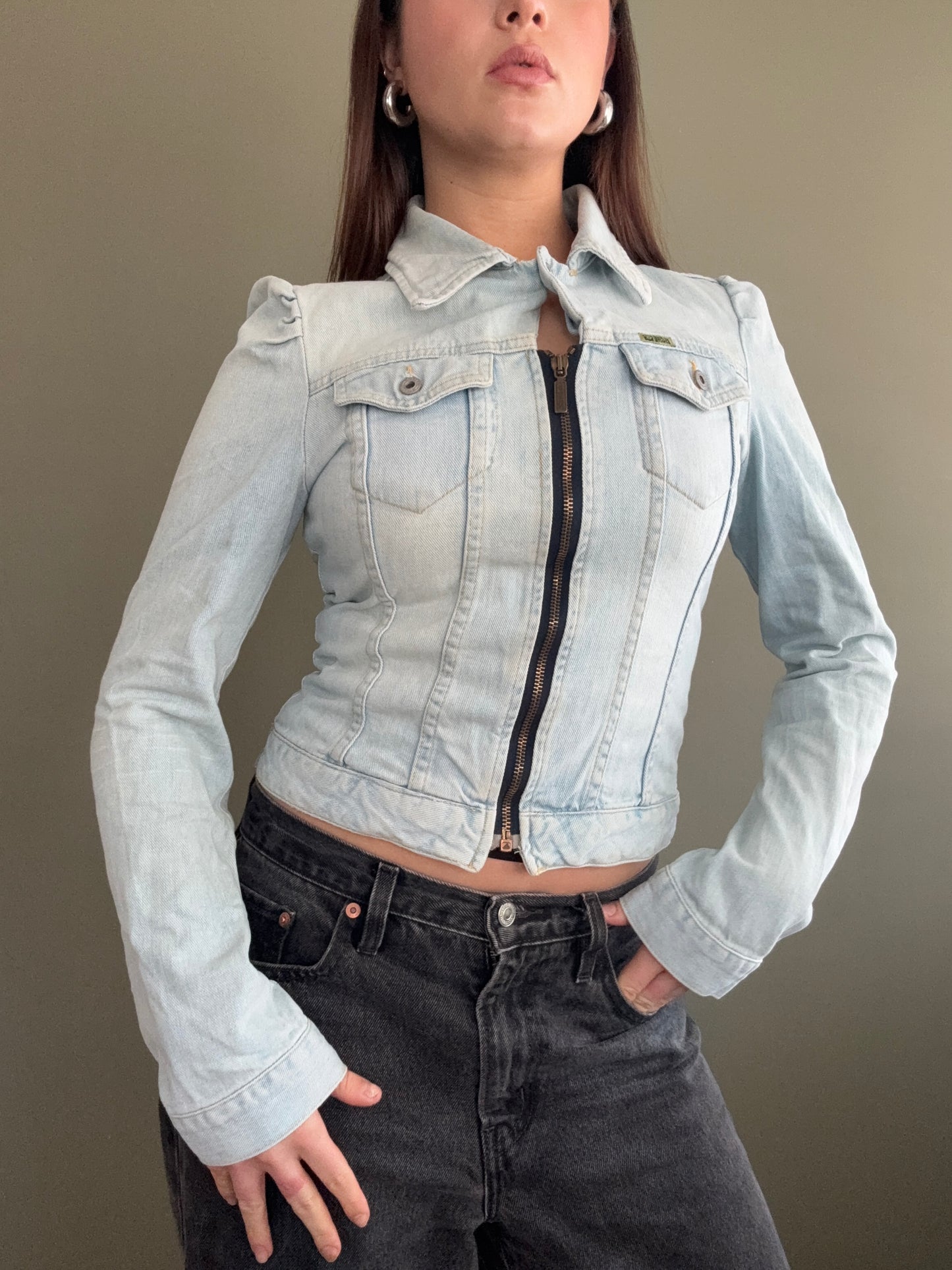 Fitted Diesel Denim Jacket (S)