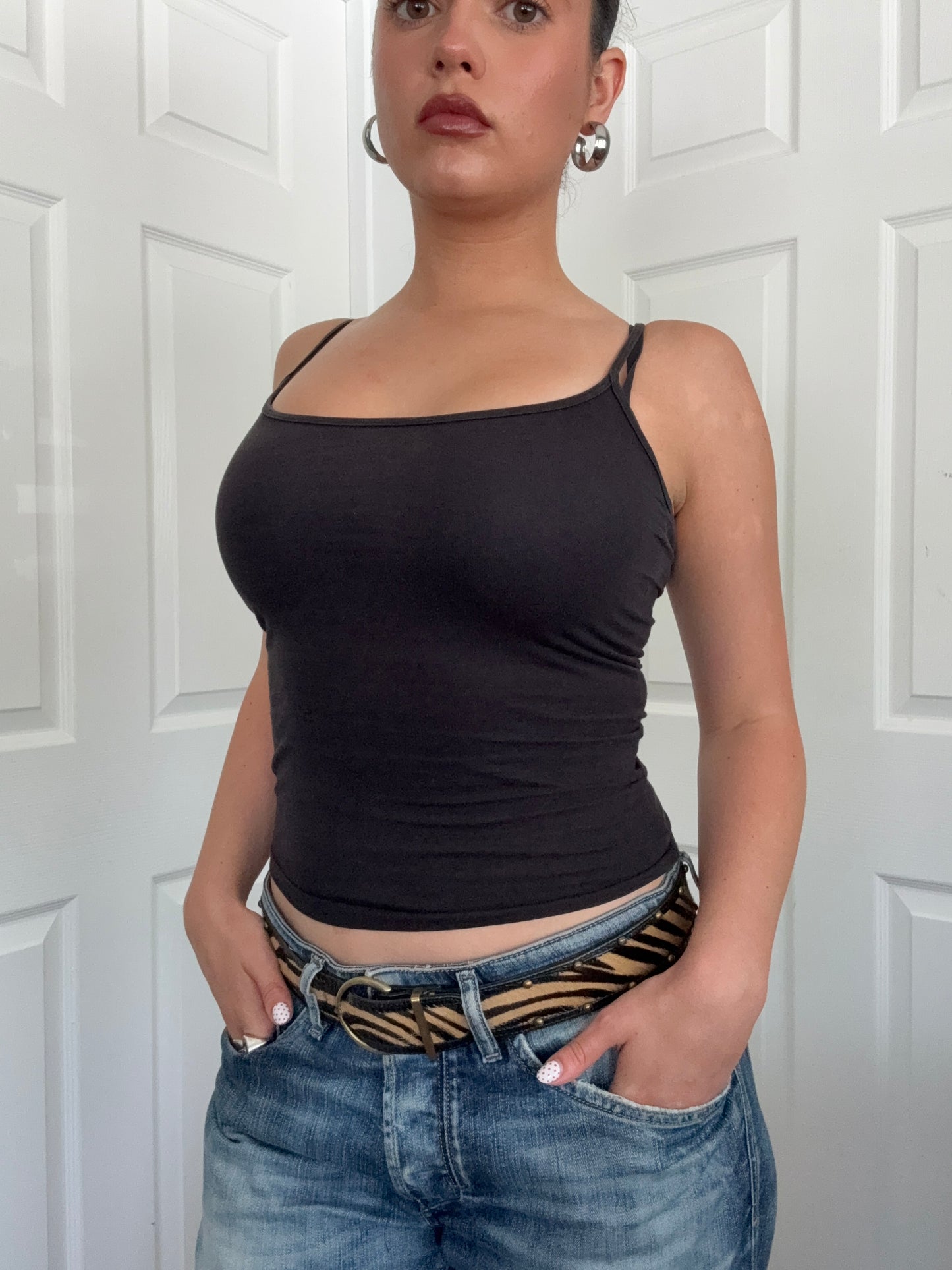 Karen Millen Leather Belt (XS)