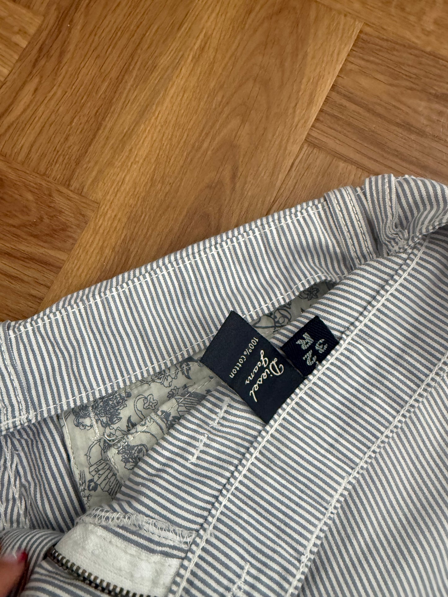 Diesel Cotton Pinstripe Trouser (32R)
