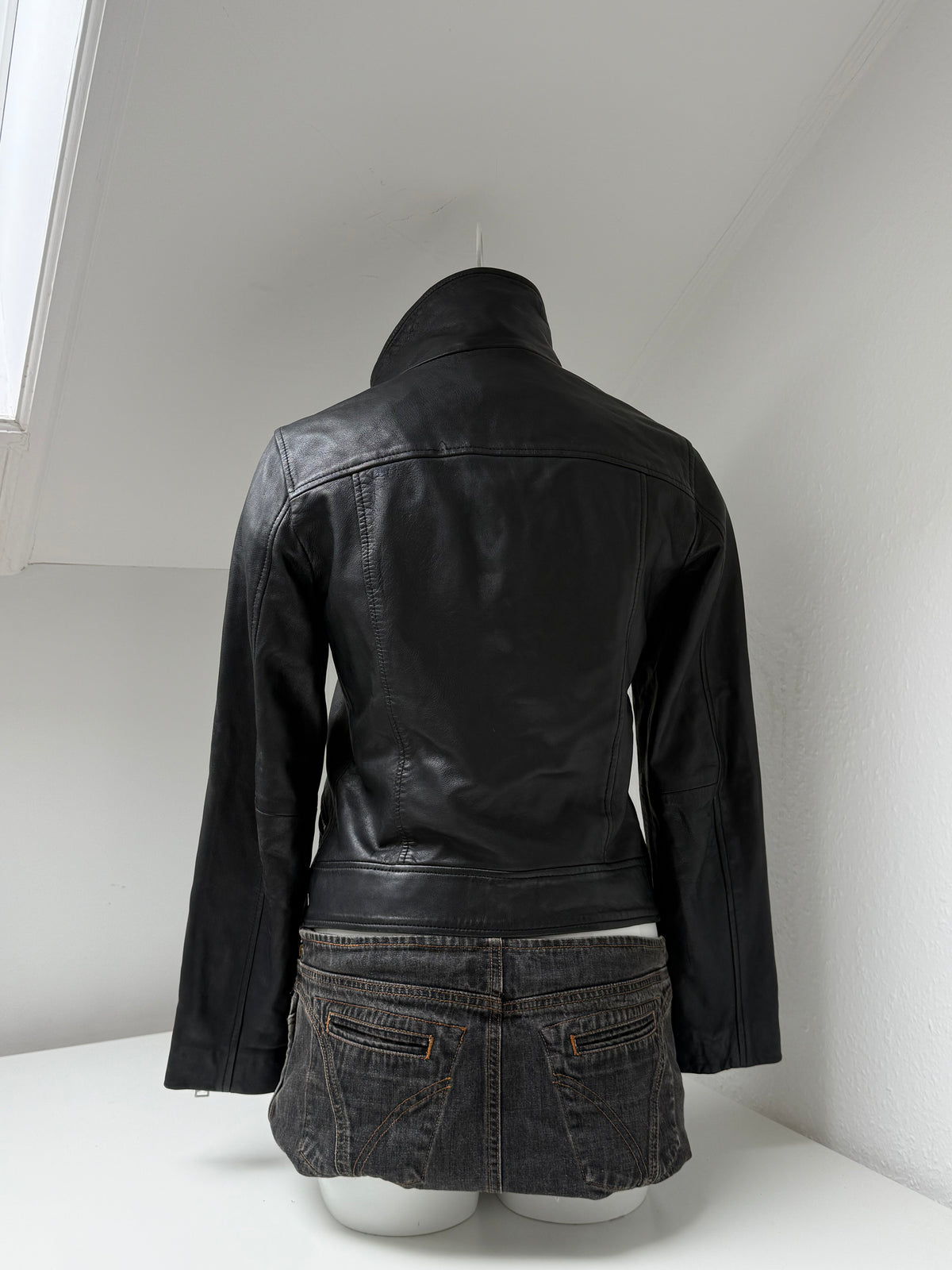 Allsaints Leather Buckle Jacket (UK10)