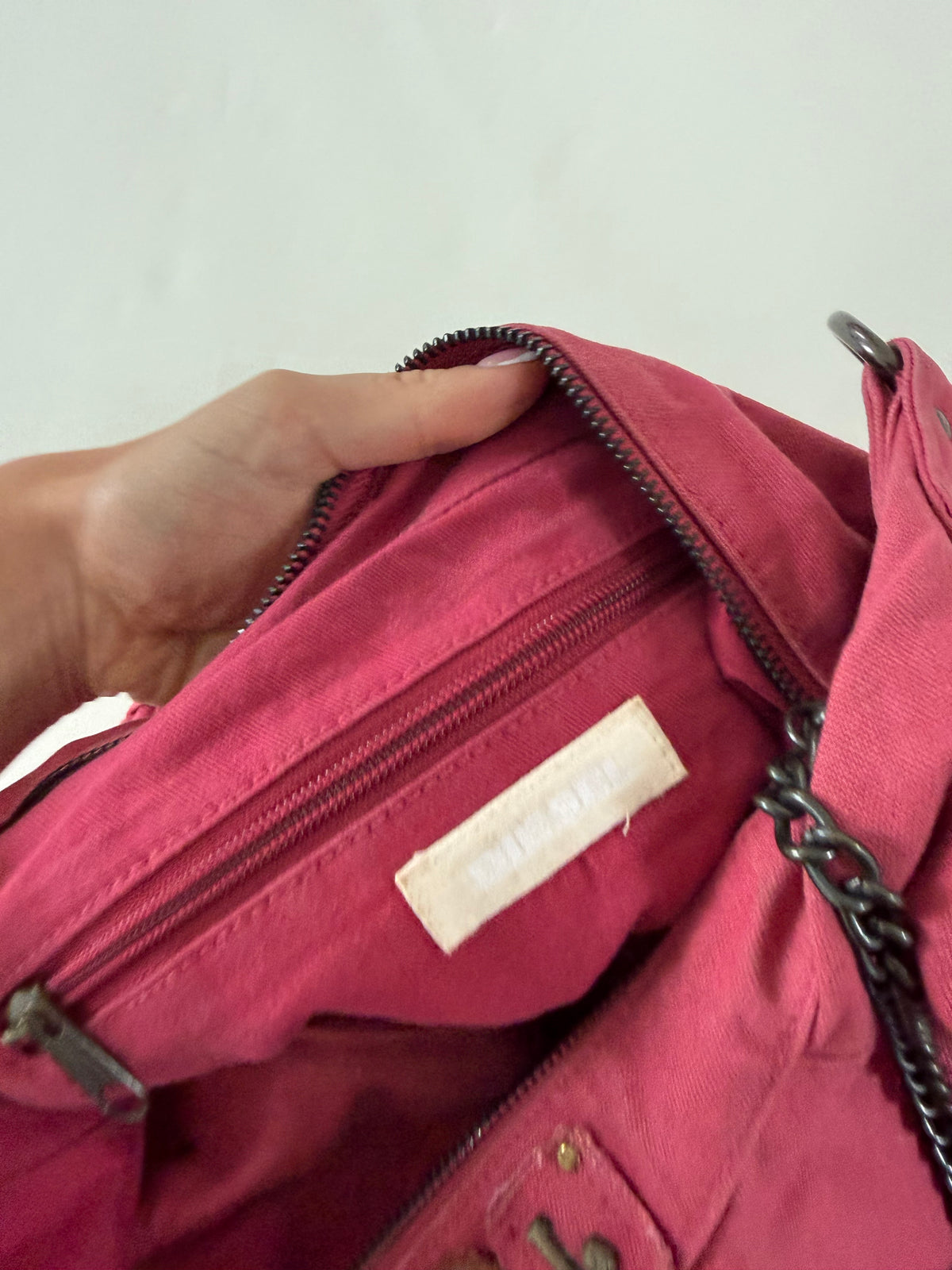 Vintage Diesel Pink Slouchy Handbag
