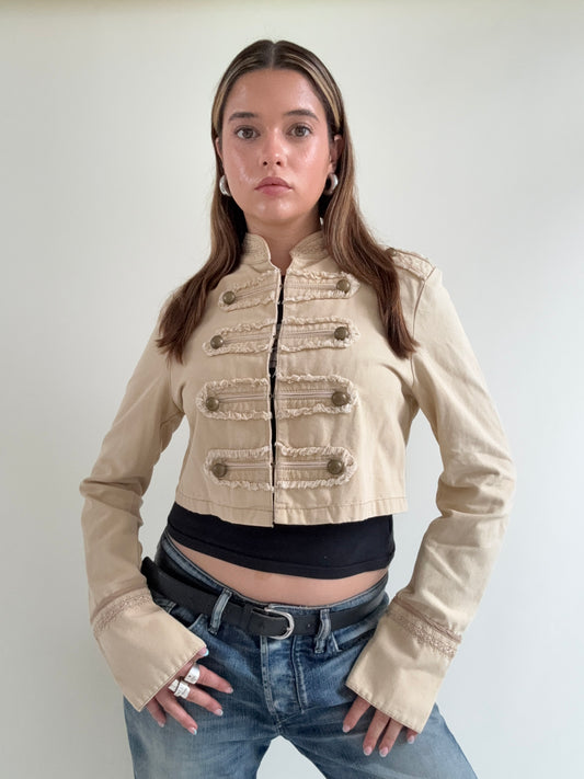 Cropped Military Jacket (UK12)