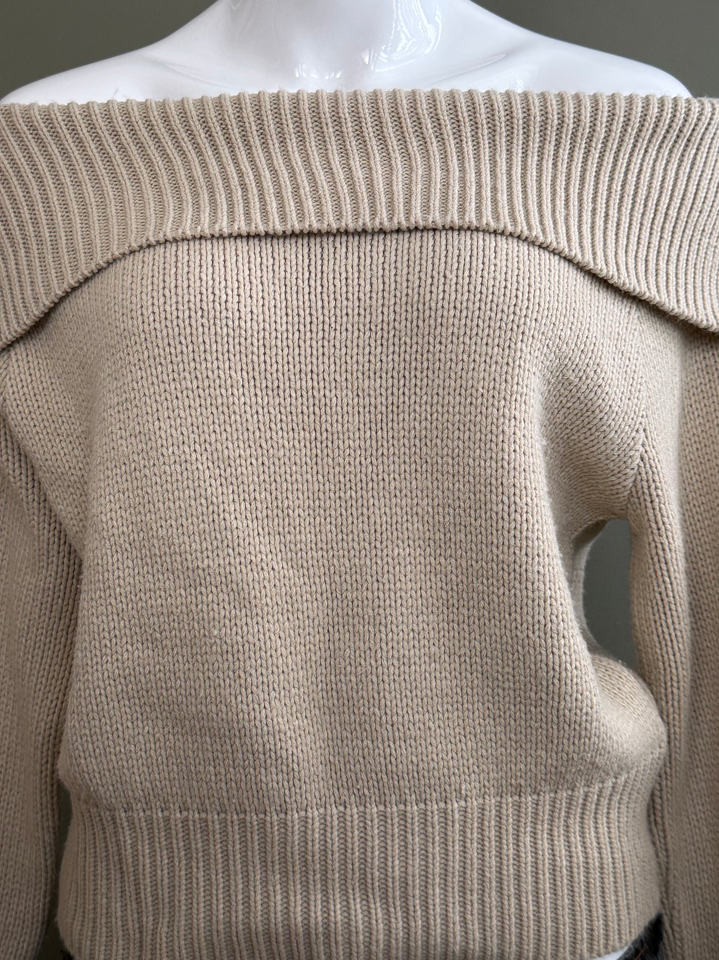 Off The Shoulder Knit Jumper (UK14)