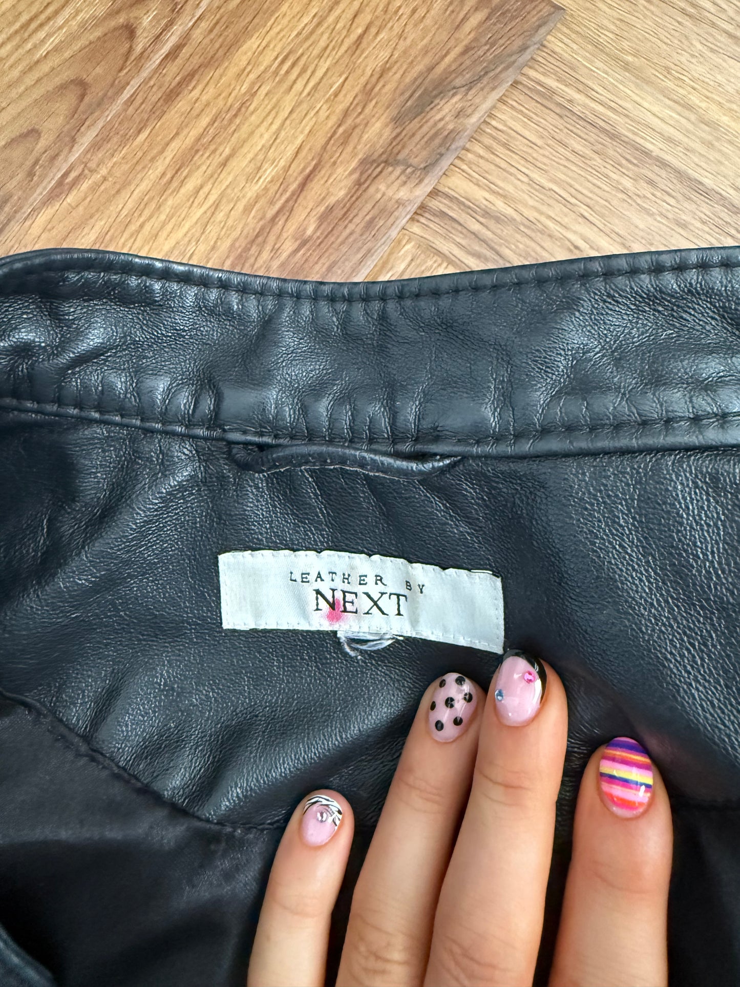 Leather Buckle Jacket (UK12)