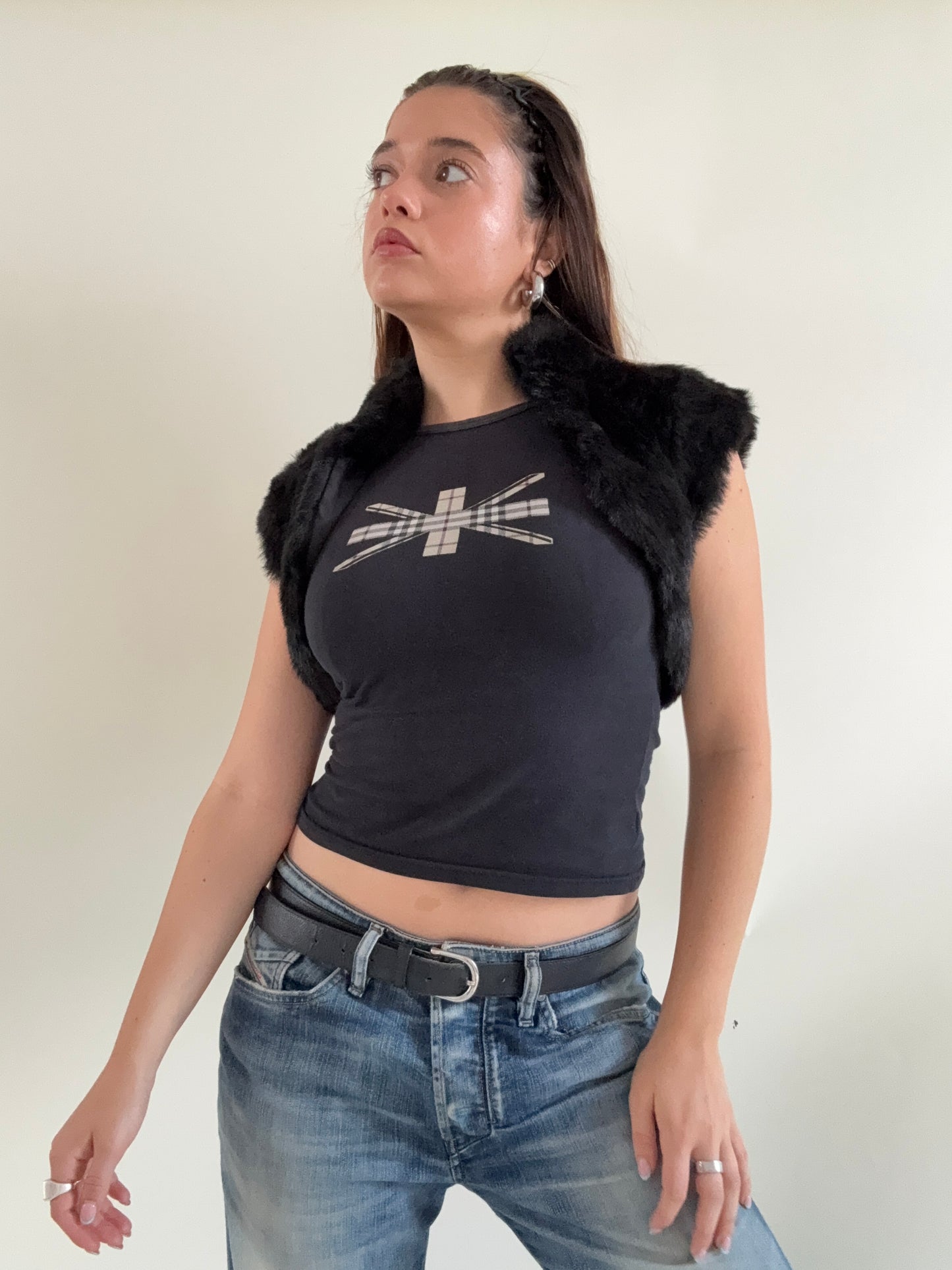 Jane Norman Faux Fur Bolero (UK8)