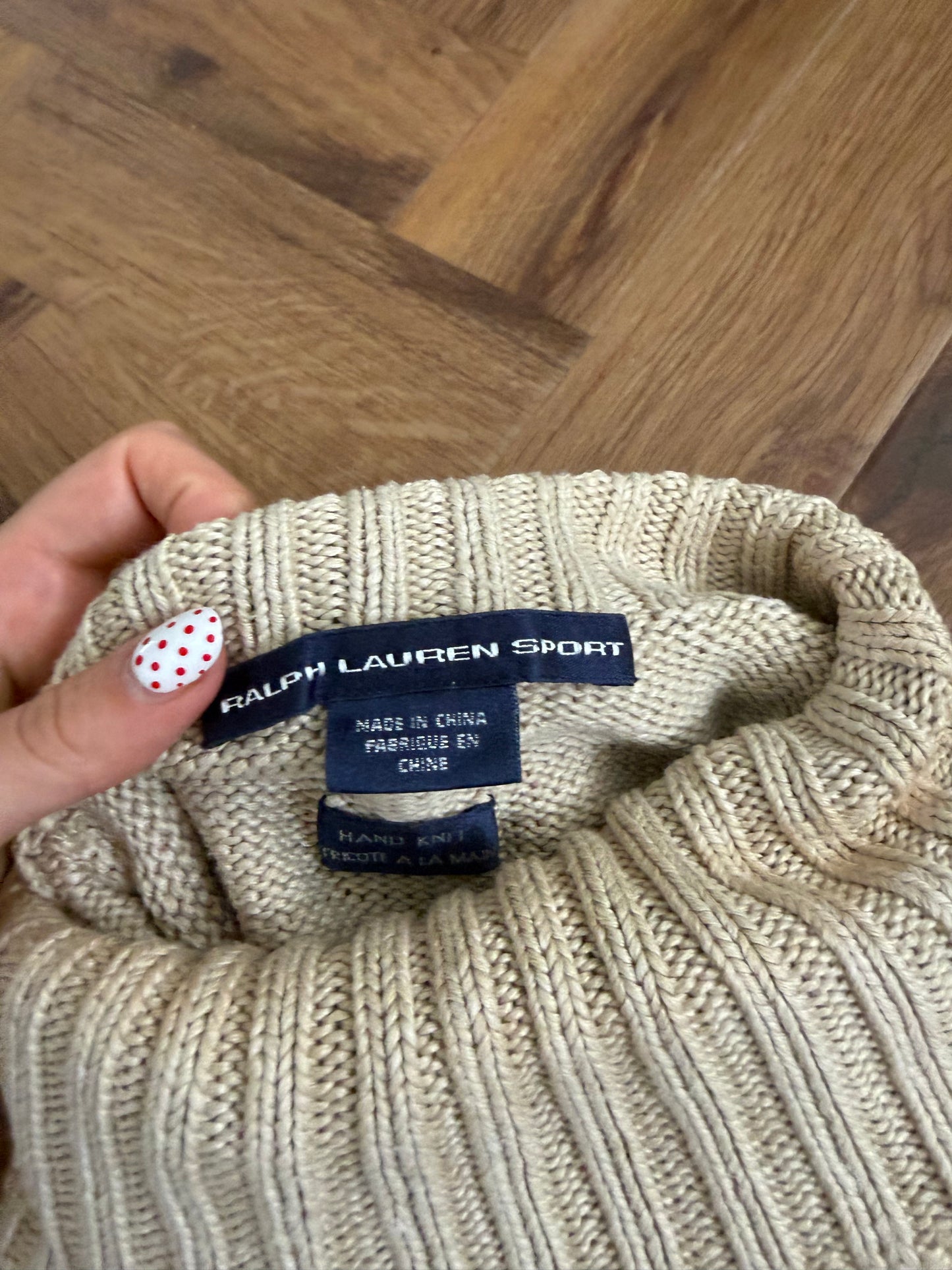 Ralph Lauren Knit Dog Top (M)