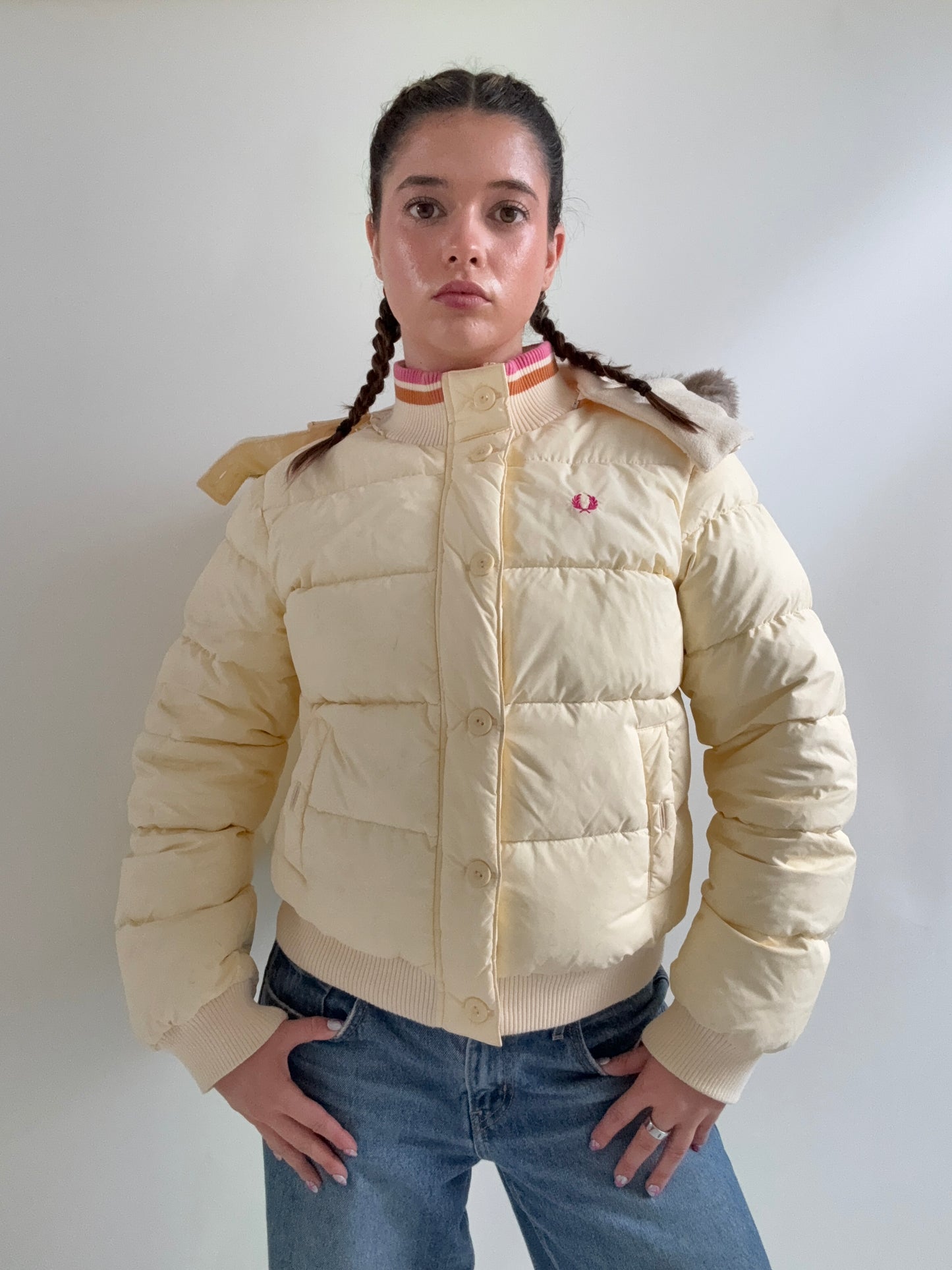 Fred Perry Puffer Jacket (UK12)