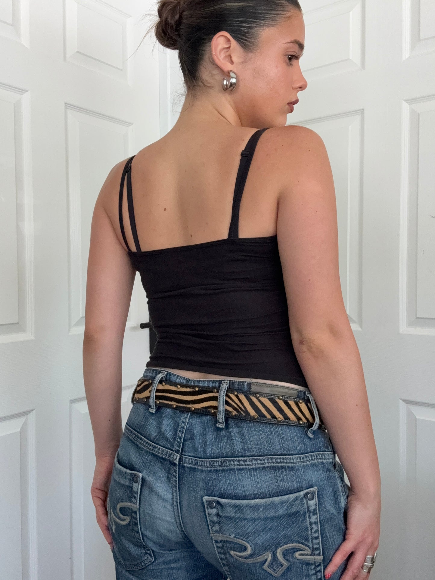 Karen Millen Leather Belt (XS)