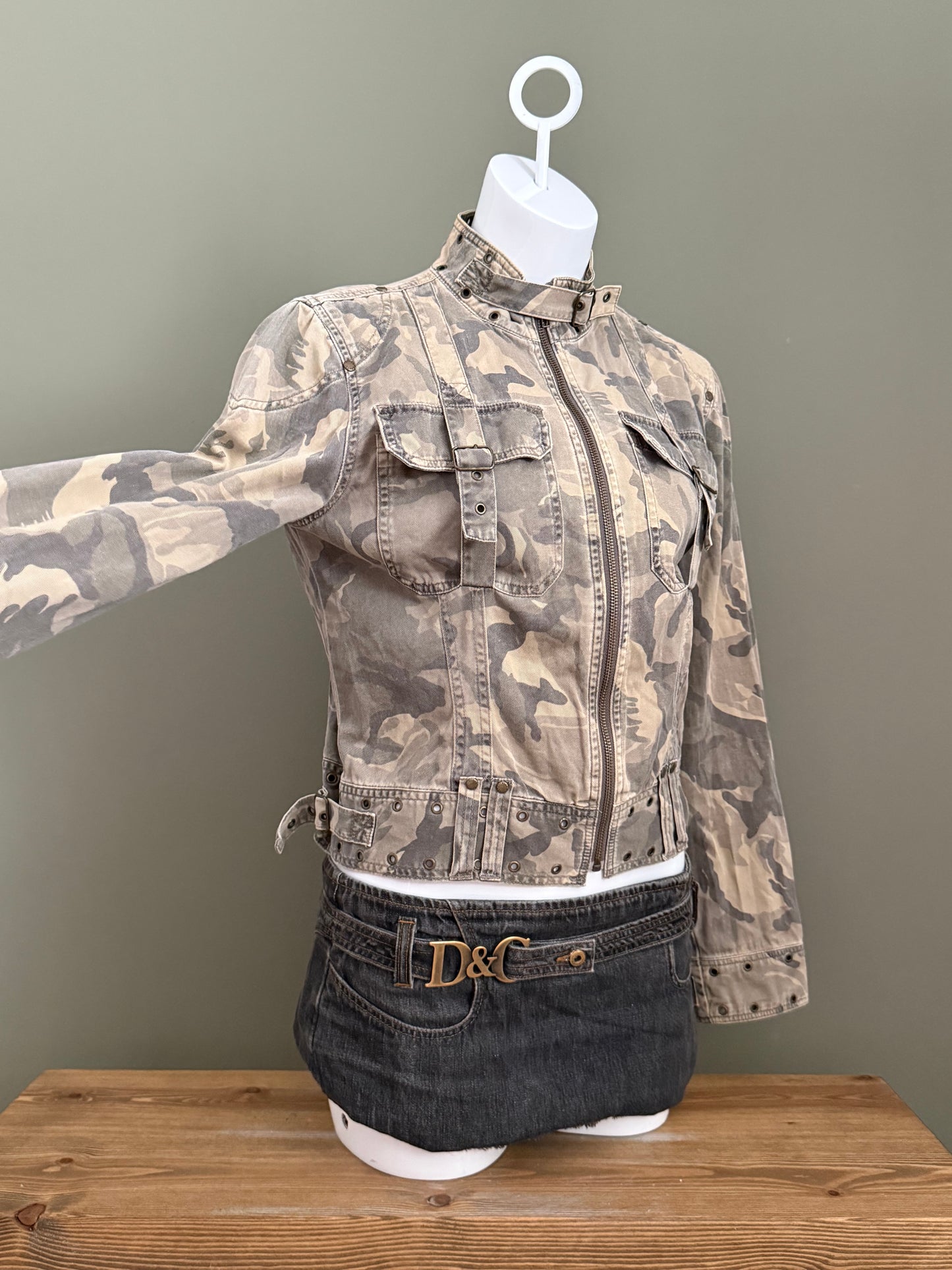 Camo Cargo Jacket (UK14)