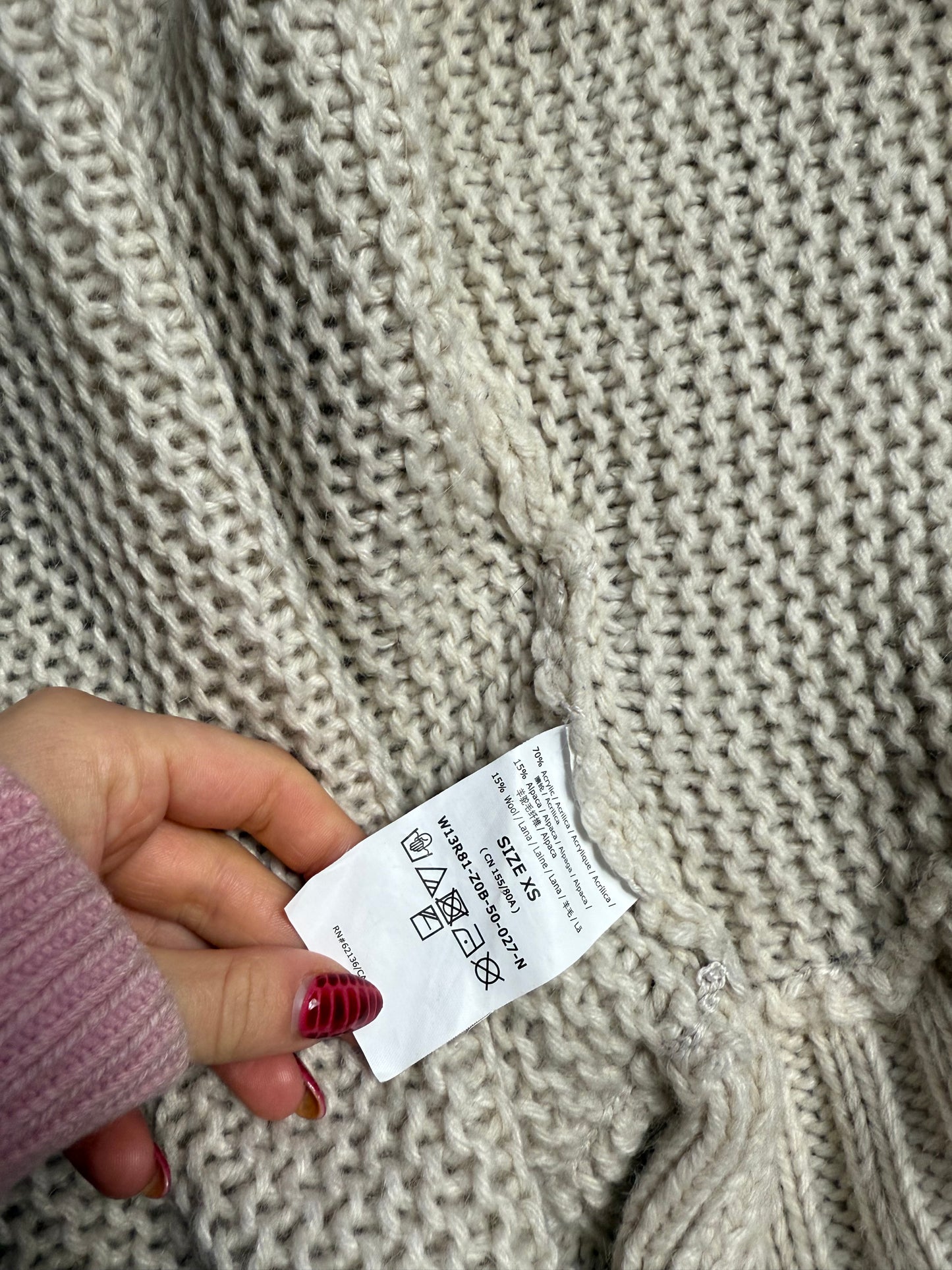 Guess Hooded Cardigan (XS)