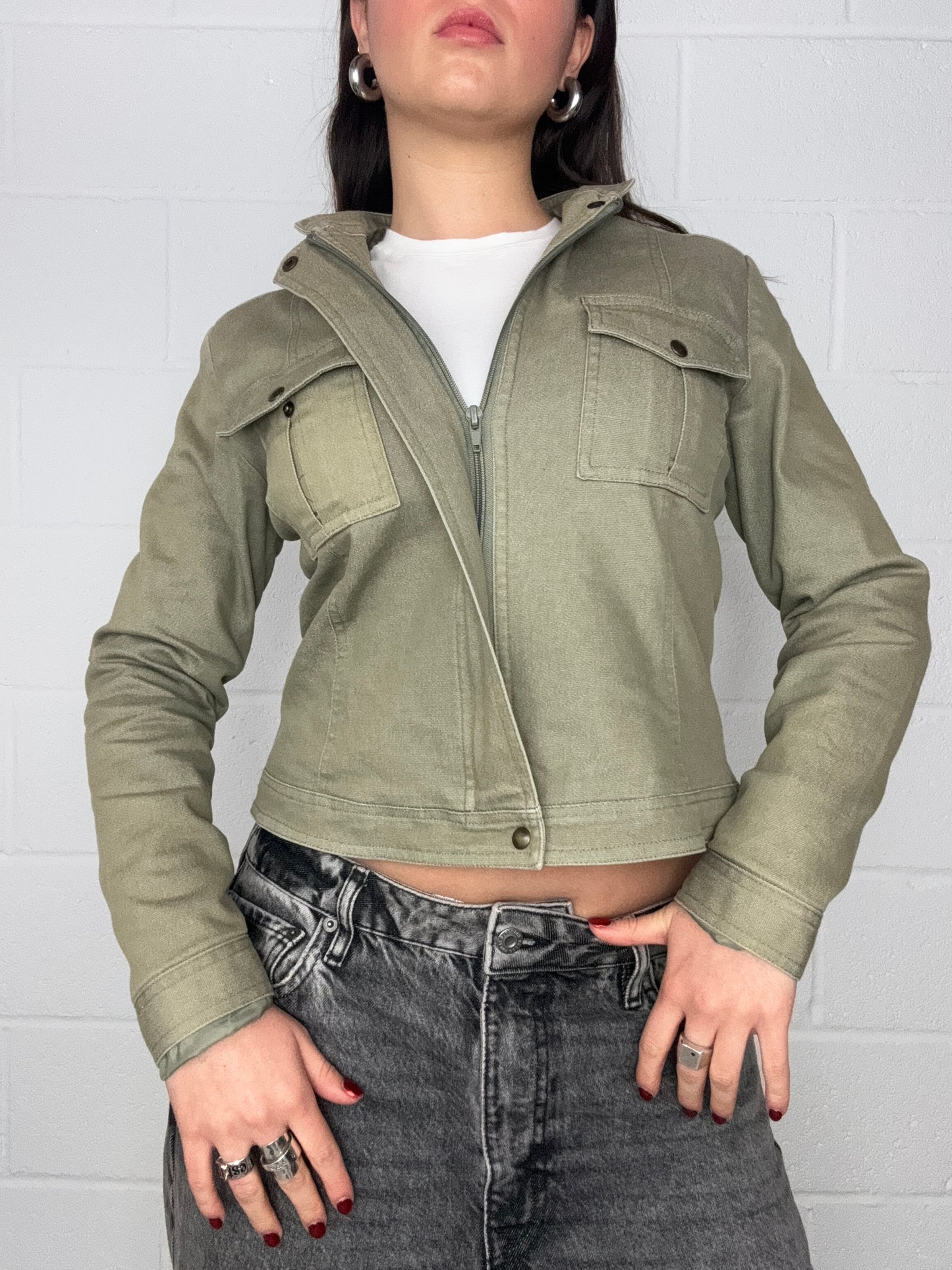 Khaki Utility Jacket (UK10)