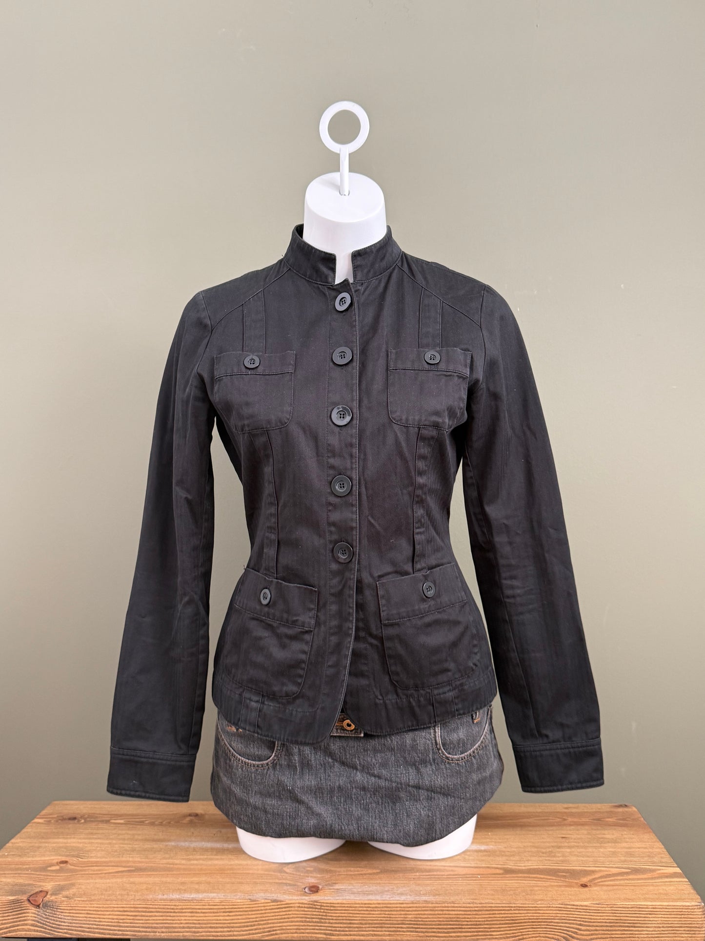 Black Military Jacket (UK10)
