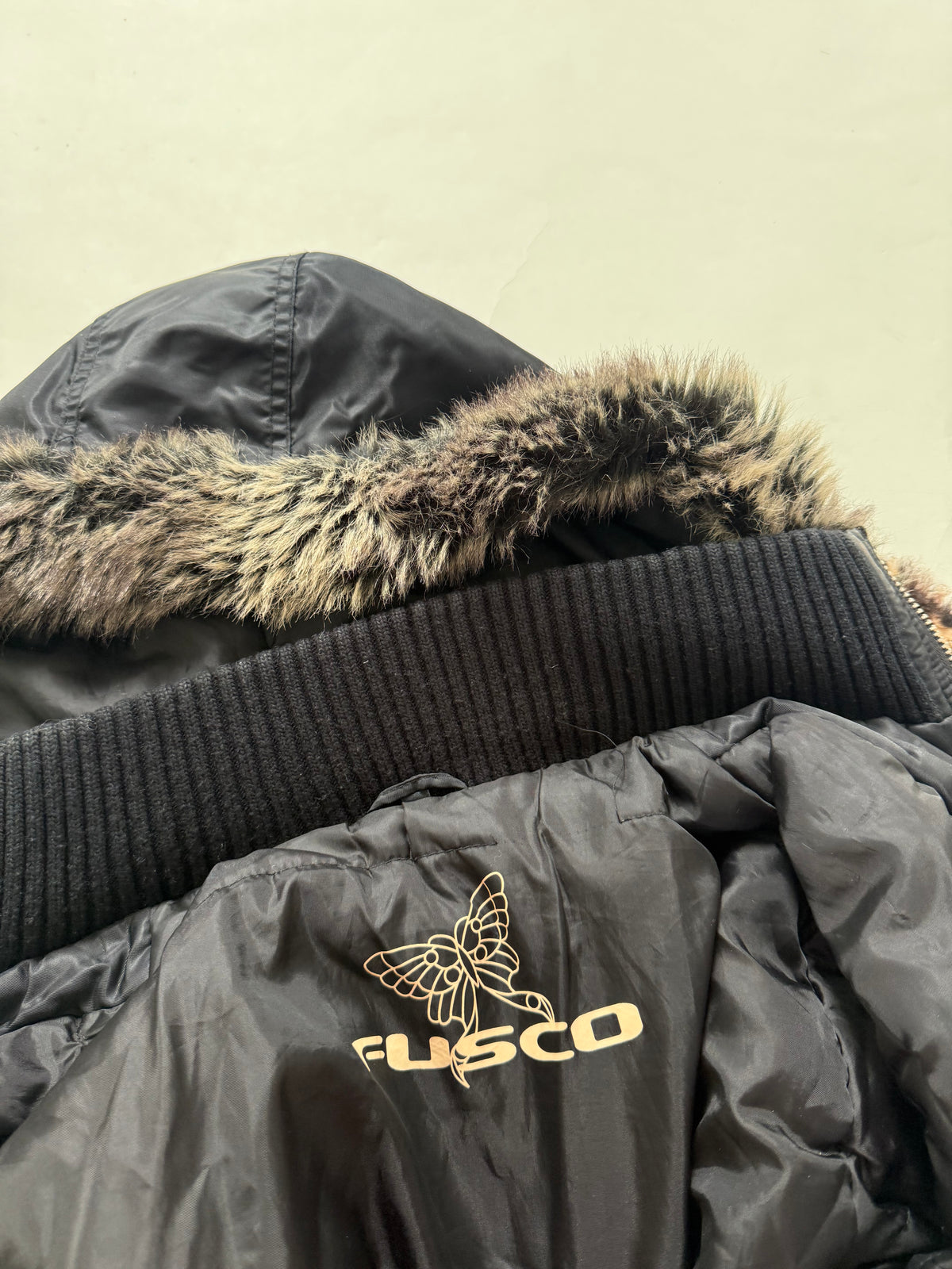 Y2K Fitted Puffer Jacket (UK8)