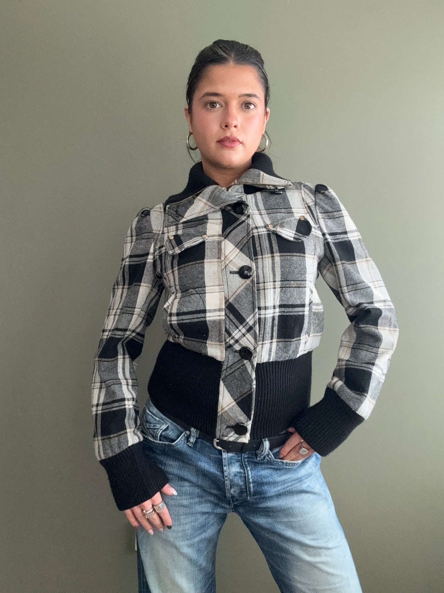 Guess Tartan Jacket (M)