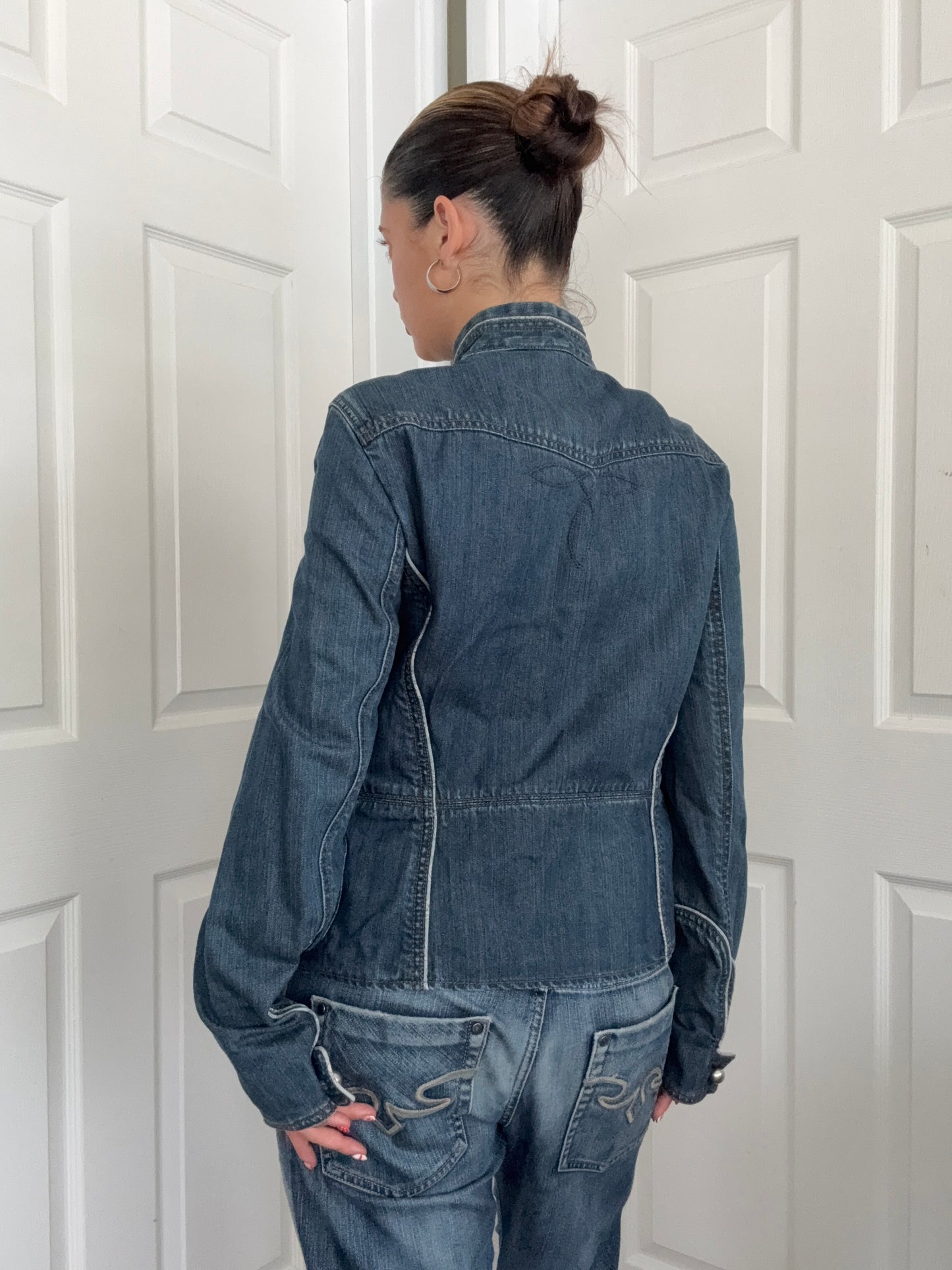 Ted Baker Denim Military Jacket (M)