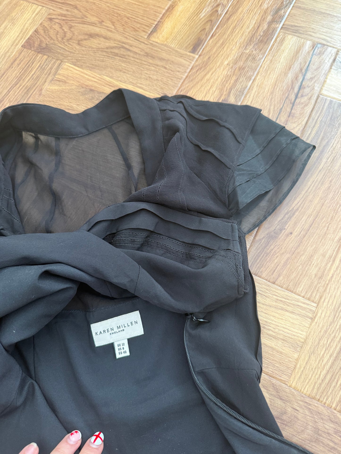 Karen Millen Silk Top (UK12)