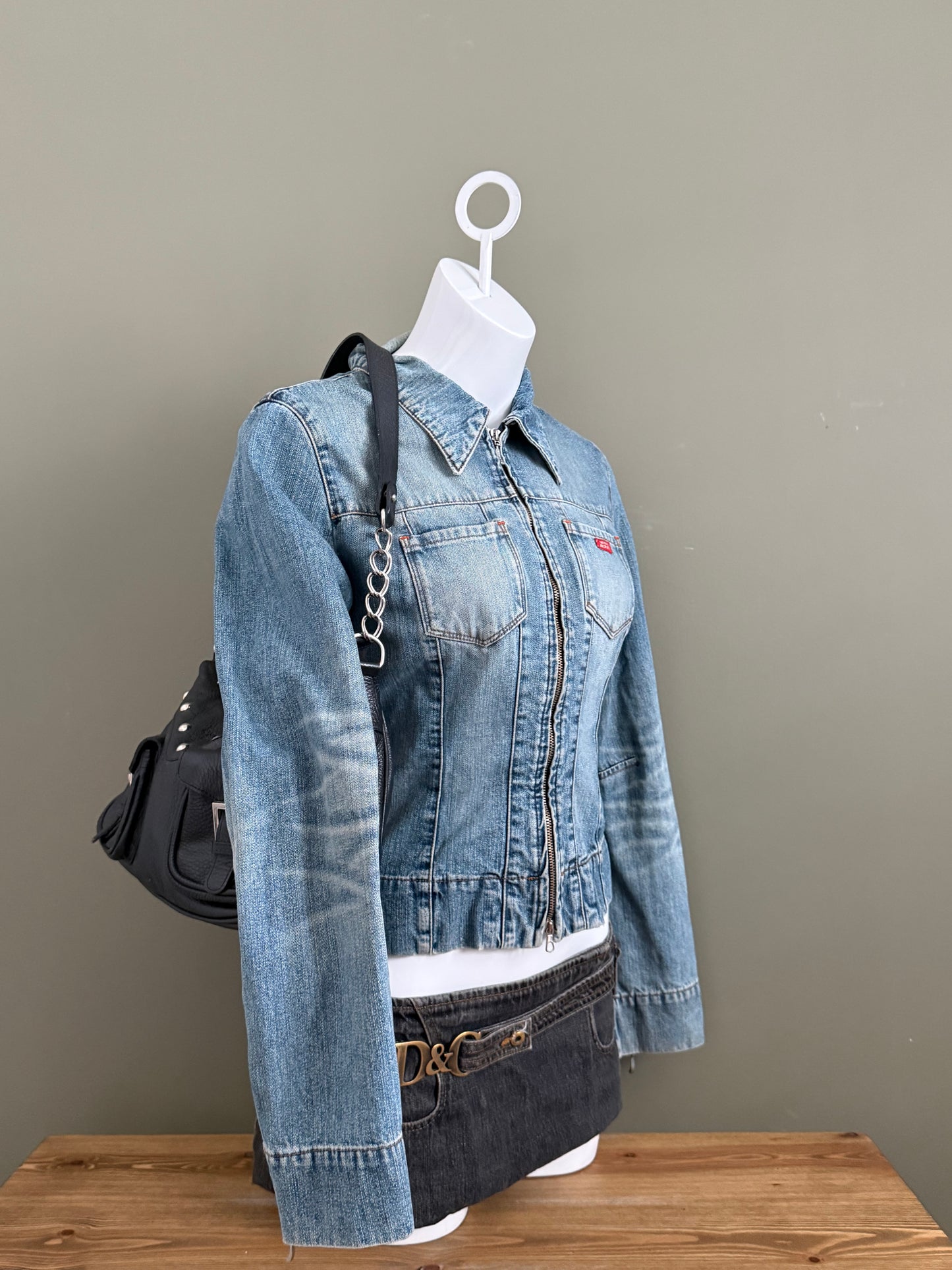 Leather Buckle Handbag