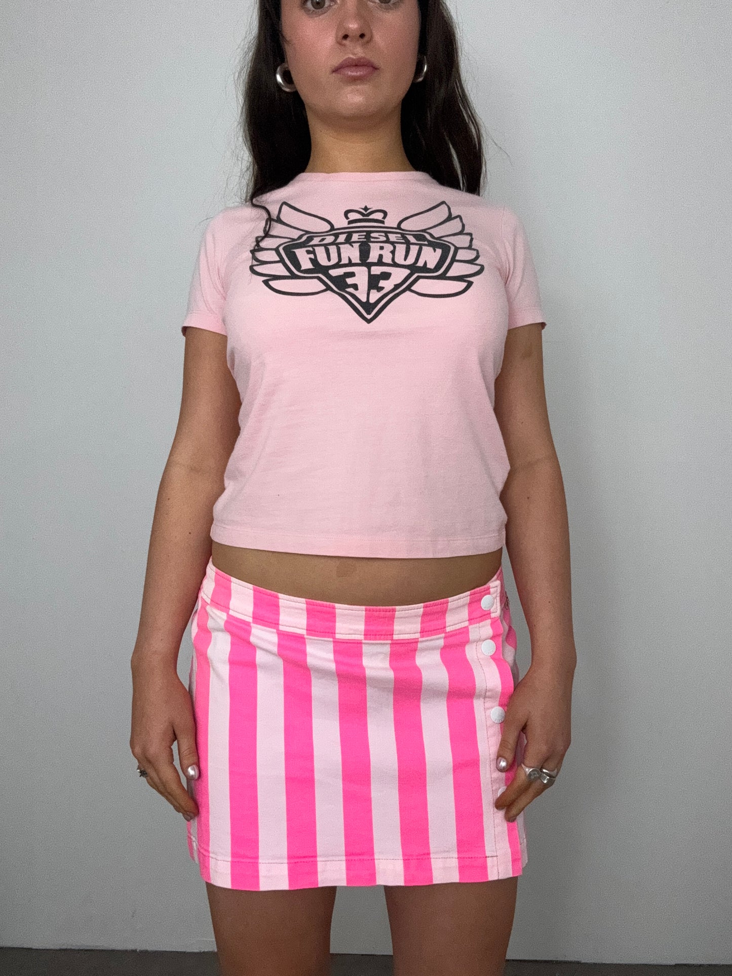 Miss Sixty Pink Mini Skirt