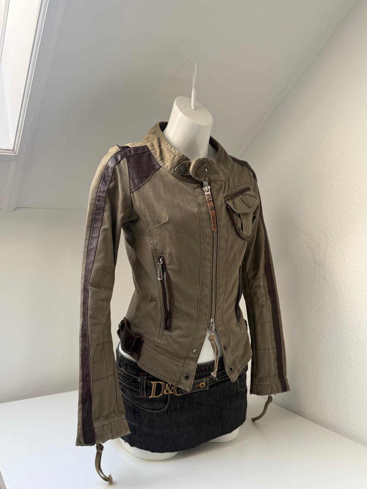 Vintage Diesel Fitted Utility Jacket (S)