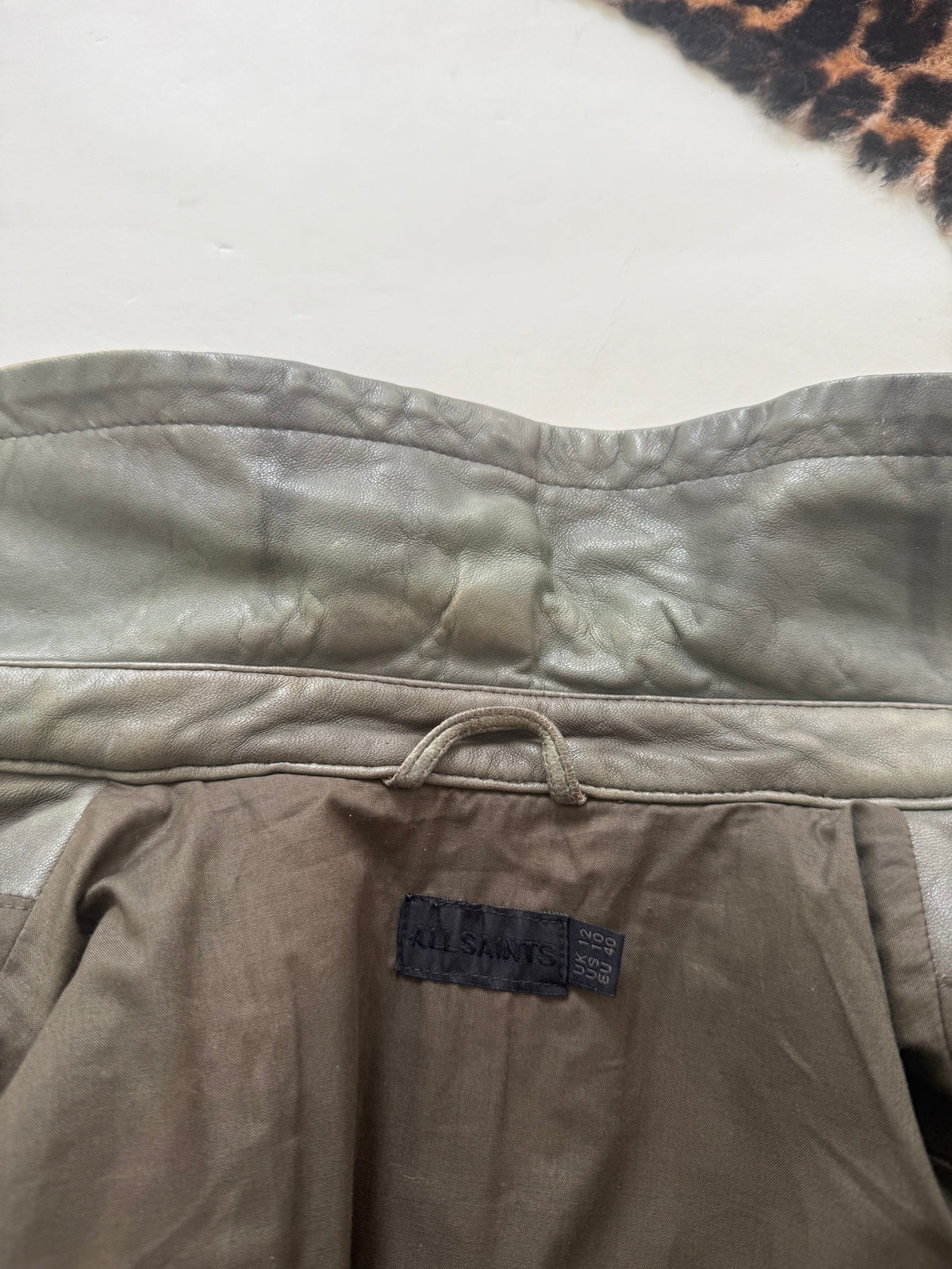 Allsaints 2 in 1 Leather Jacket (UK12)