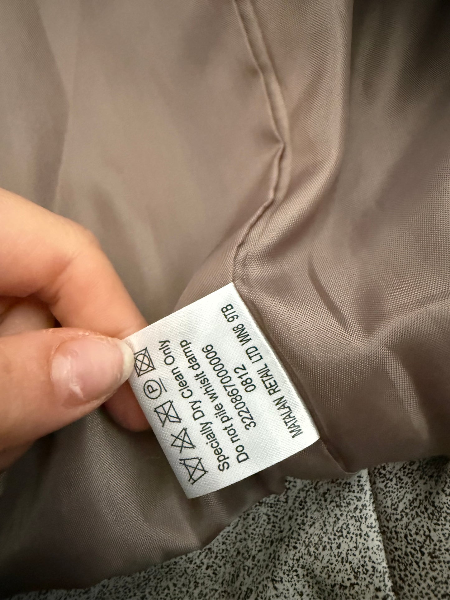 Faux Fur Bomber Jacket (UK16)