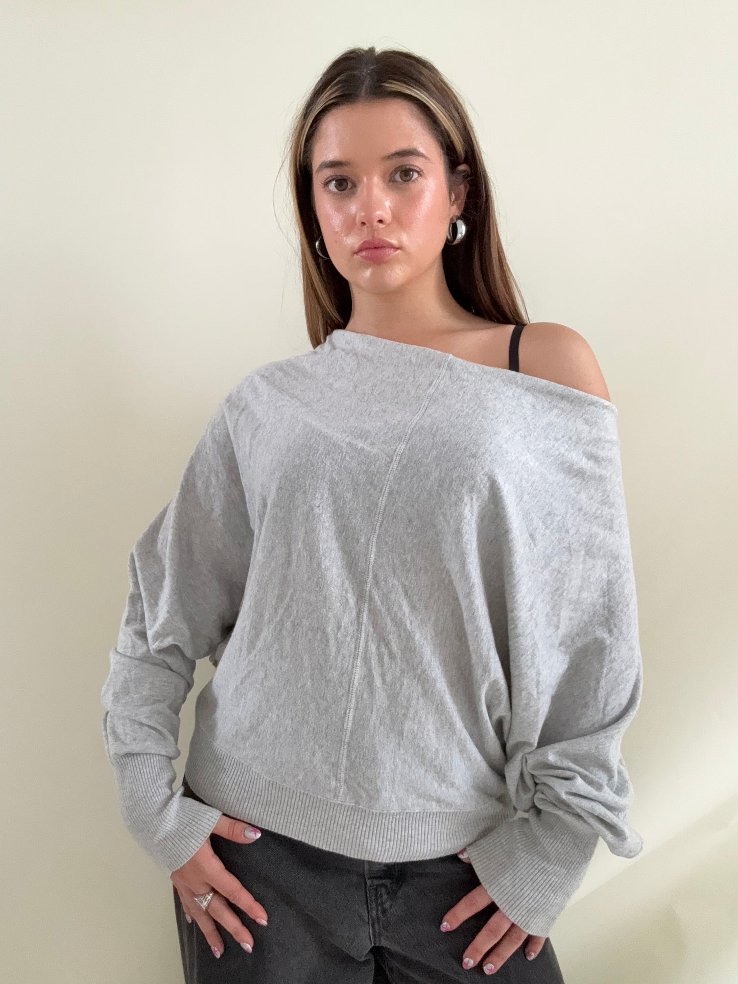 Allsaints Batwing Popper Jumper (UK10)